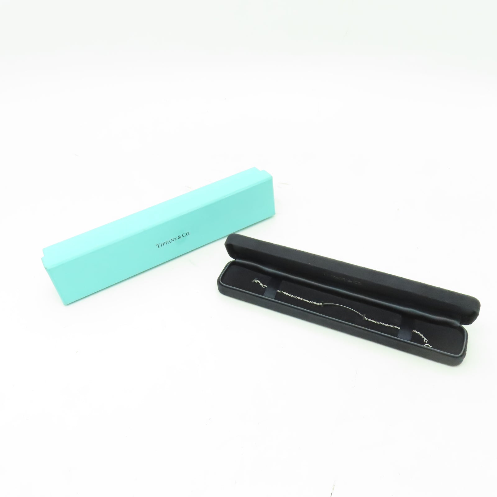 TIFFANY＆CO 18K白金T Smile Bracelet手鏈