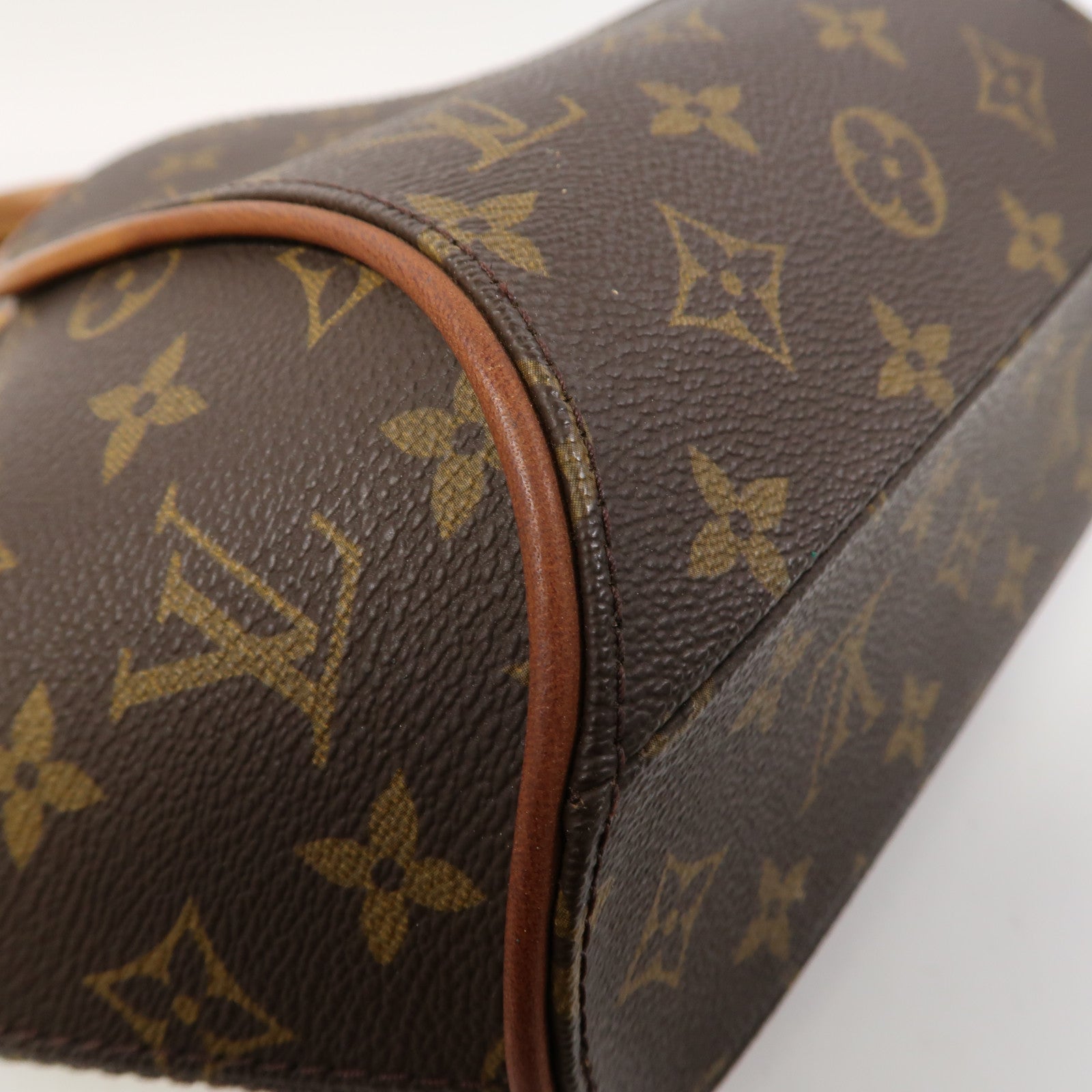 LOUIS VUITTON Monogram Ellipse MM金扣手挽袋啡色