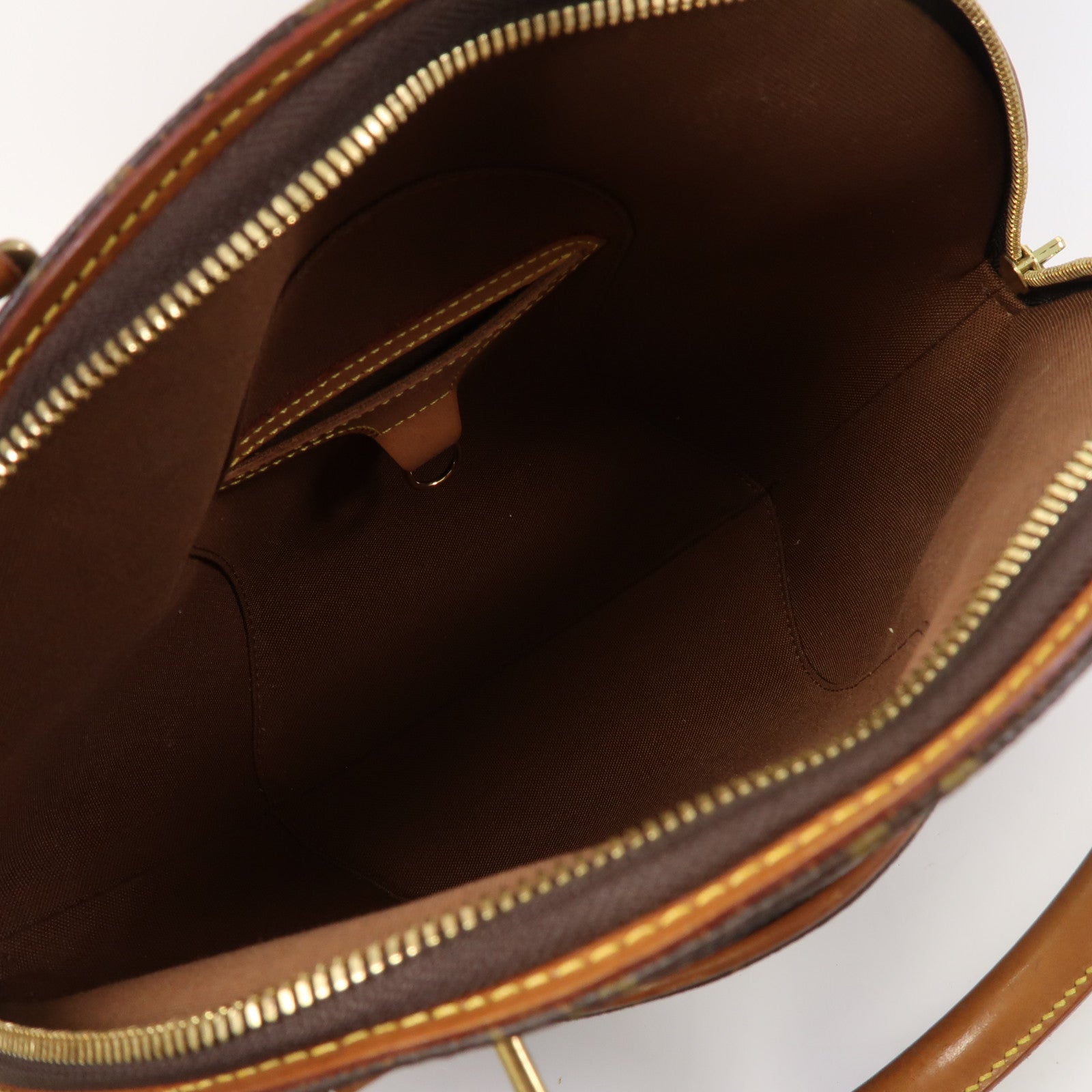 LOUIS VUITTON Monogram Ellipse MM金扣手挽袋啡色