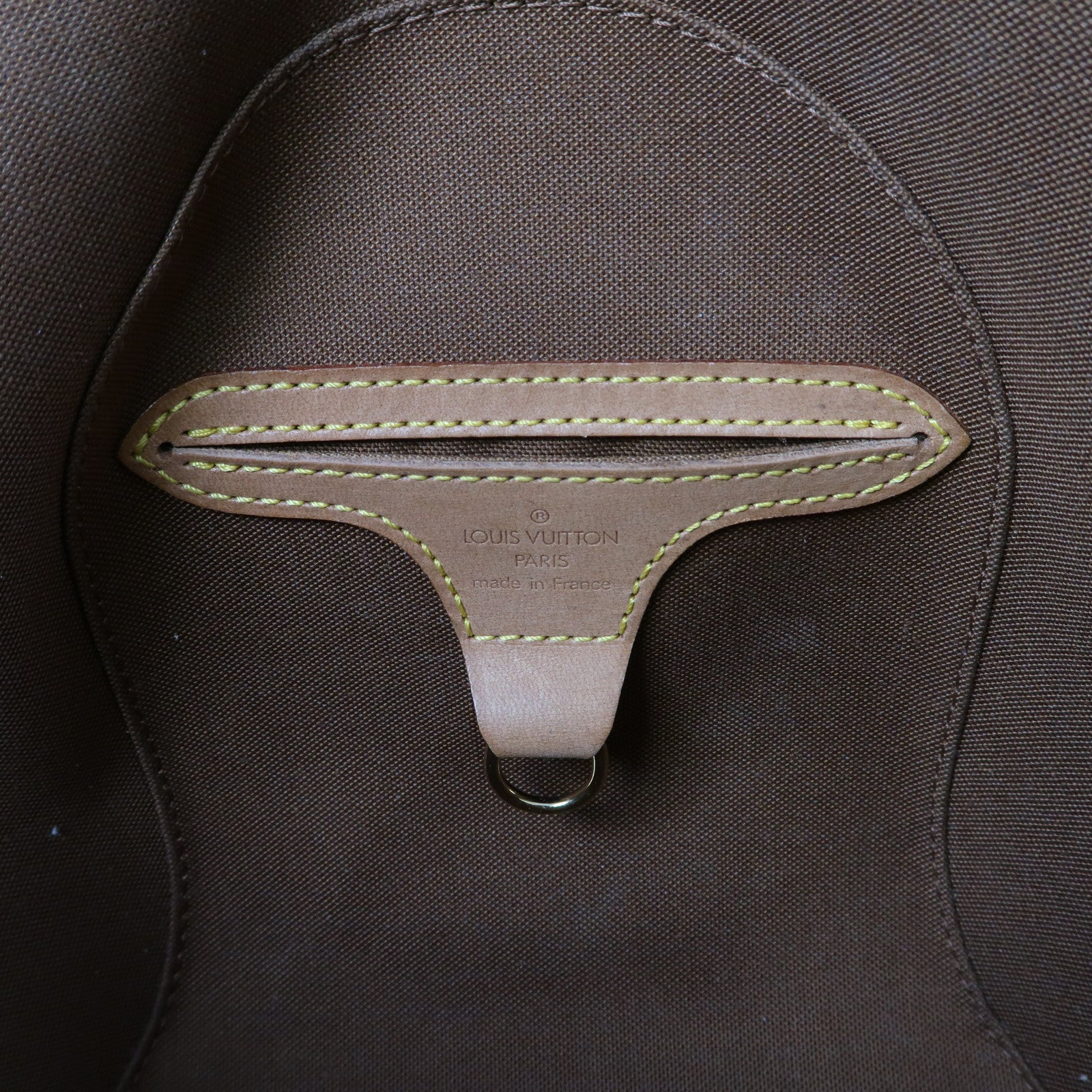 LOUIS VUITTON Monogram Ellipse MM金扣手挽袋啡色