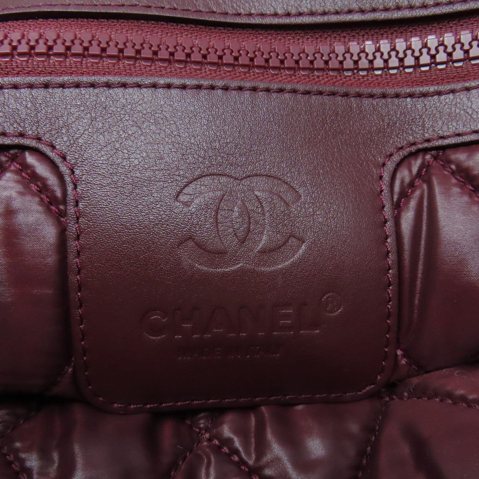 CHANEL 【激減優惠】尼龍Coco Cocoon銀扣手挽袋黑色