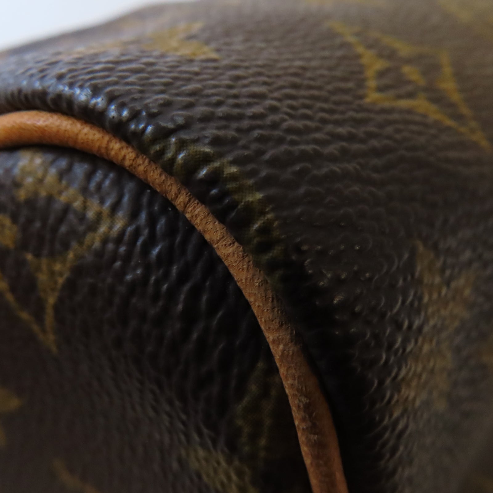 LOUIS VUITTON Monogram Speedy 30金扣手挽袋啡色