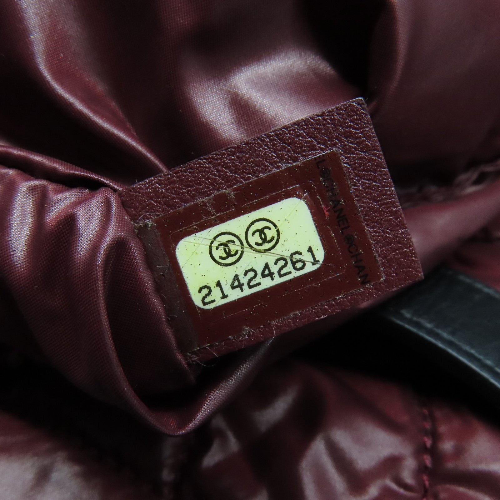 CHANEL 【激減優惠】尼龍Coco Cocoon銀扣手挽袋黑色