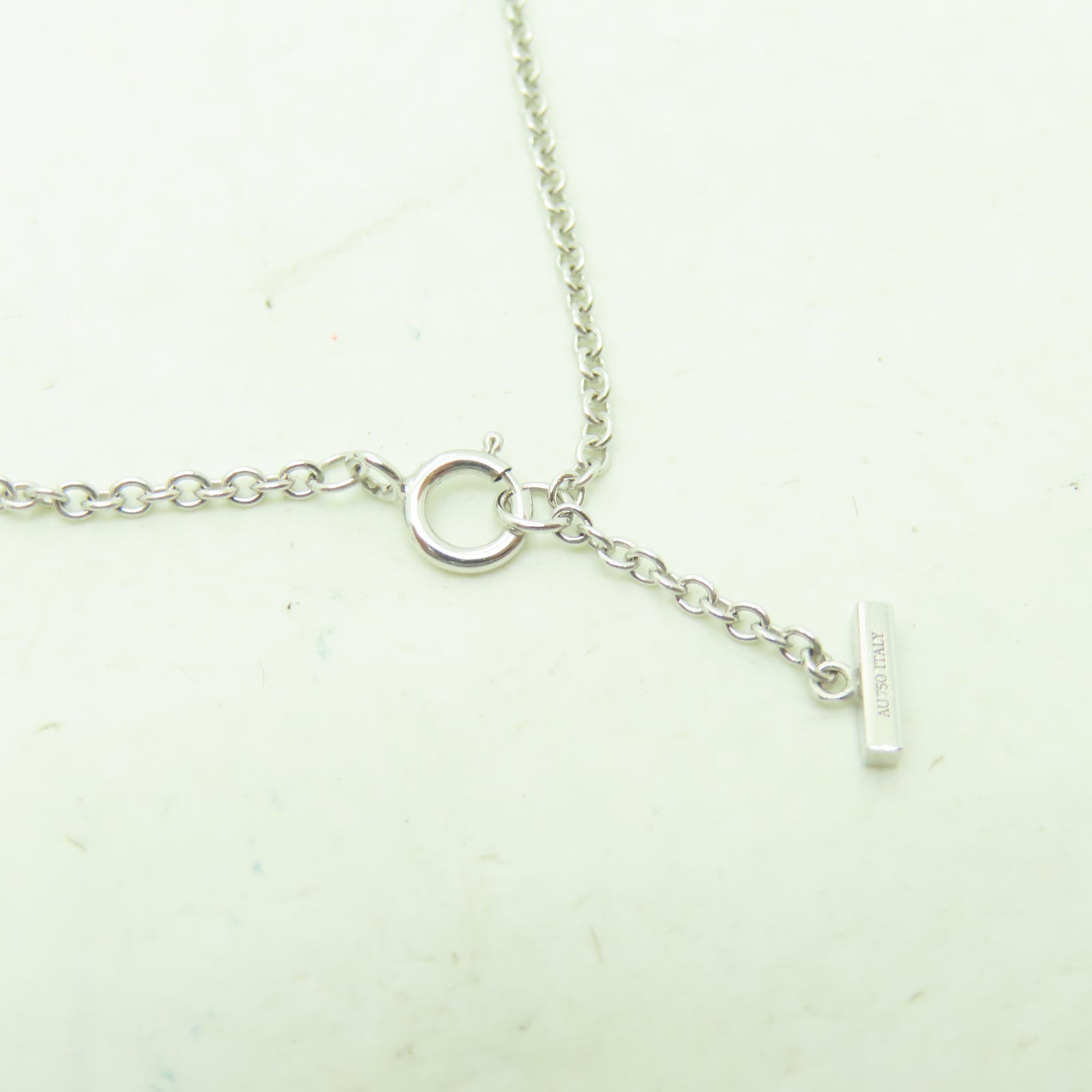 TIFFANY＆CO 18K白金T Smile Bracelet手鏈