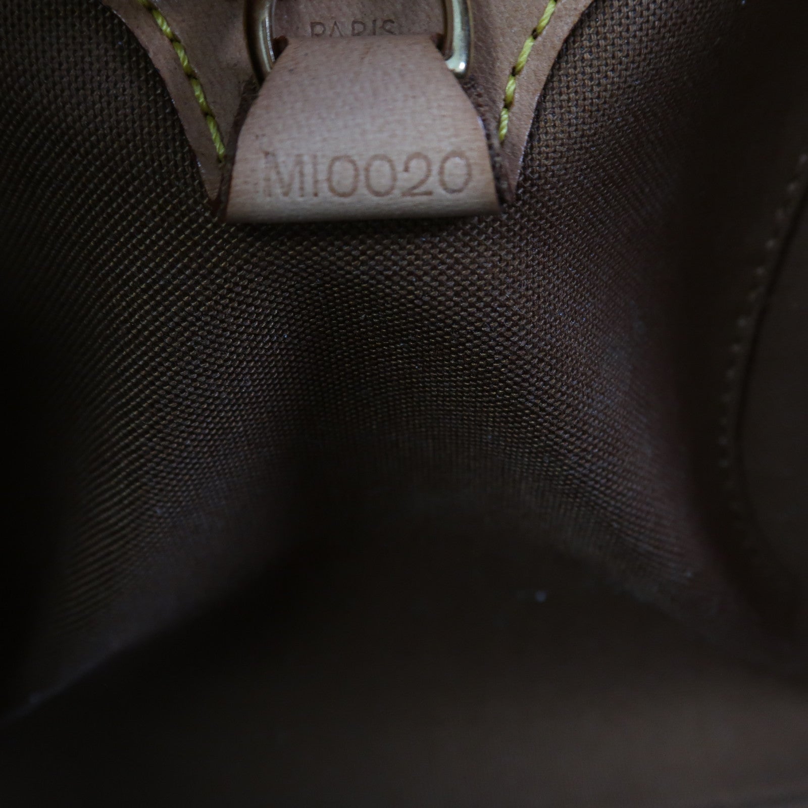 LOUIS VUITTON Monogram Ellipse MM金扣手挽袋啡色