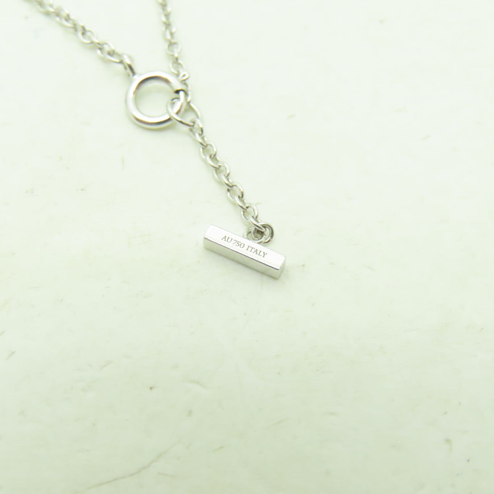 TIFFANY＆CO 18K白金T Smile Bracelet手鏈