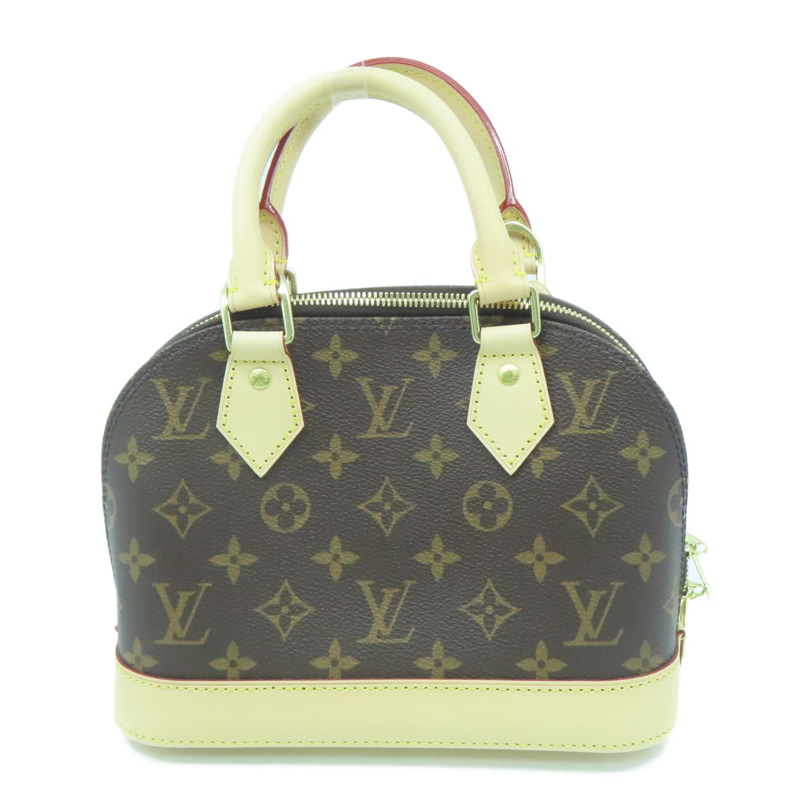 LOUIS VUITTON Monogram Alma BB金扣手挽肩背两用袋啡色