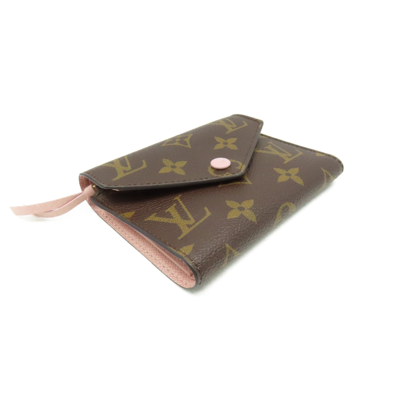 LOUIS VUITTON Monogram Victorine Short Wallet金扣短錢包啡色