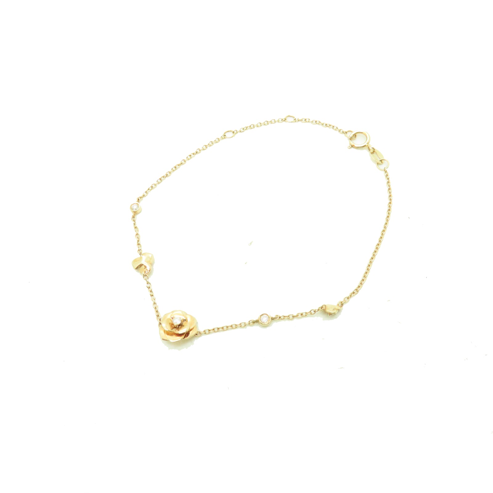 JEWELRY 18K玫瑰金Diamond Bracelet 0.09ct鑽石手鏈