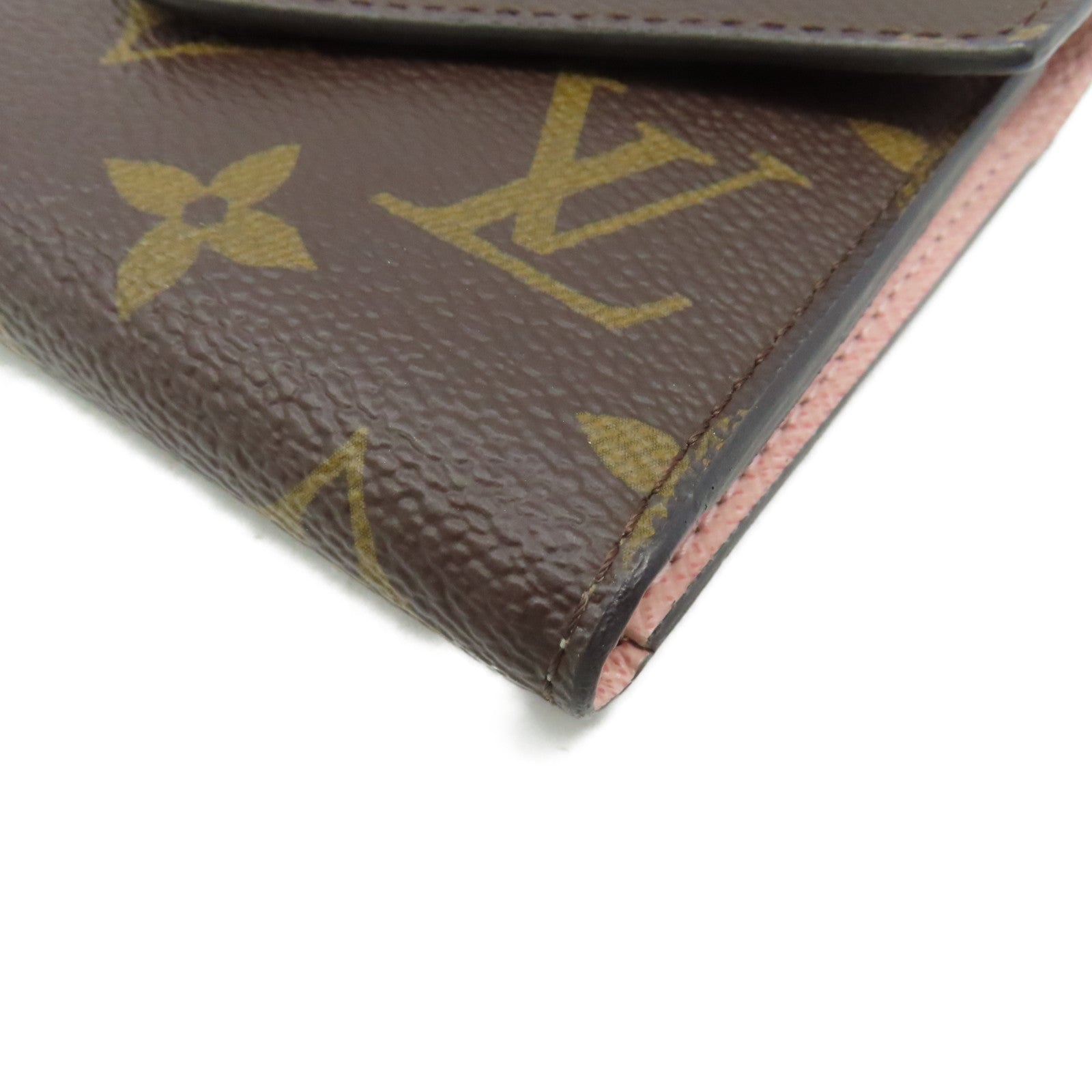 LOUIS VUITTON Monogram Victorine Short Wallet金扣短錢包啡色