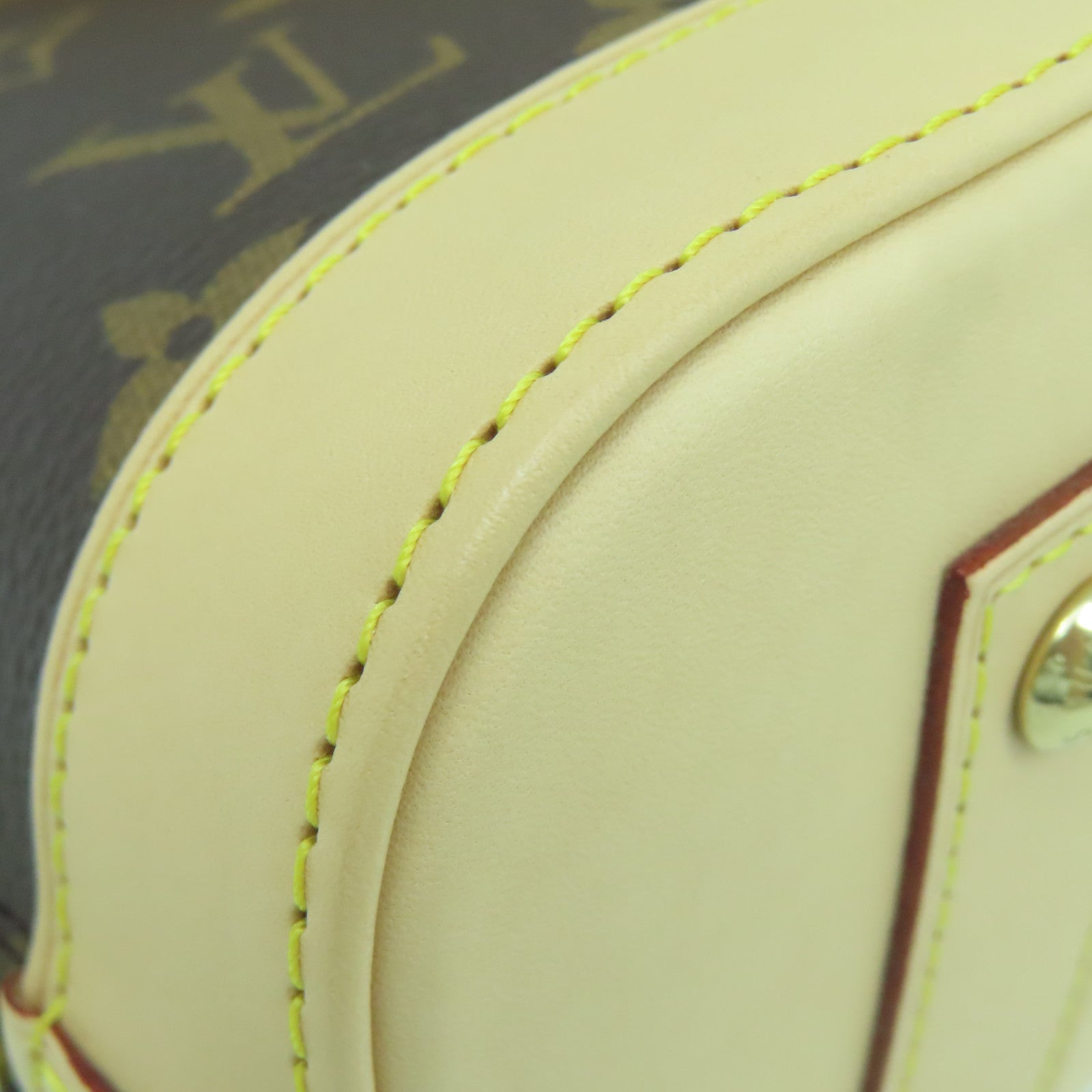 LOUIS VUITTON Monogram Alma BB金扣手挽肩背两用袋啡色