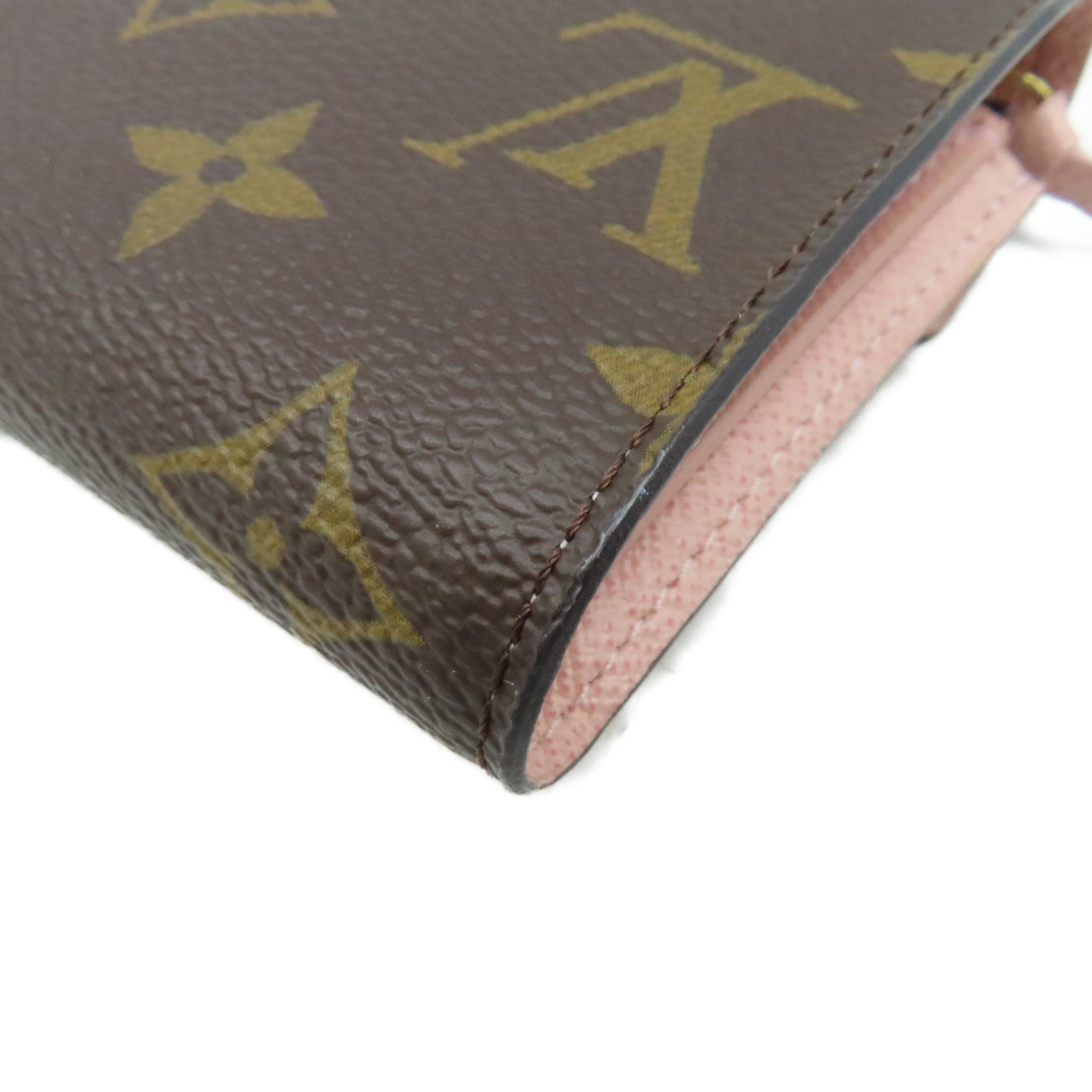 LOUIS VUITTON Monogram Victorine Short Wallet金扣短錢包啡色