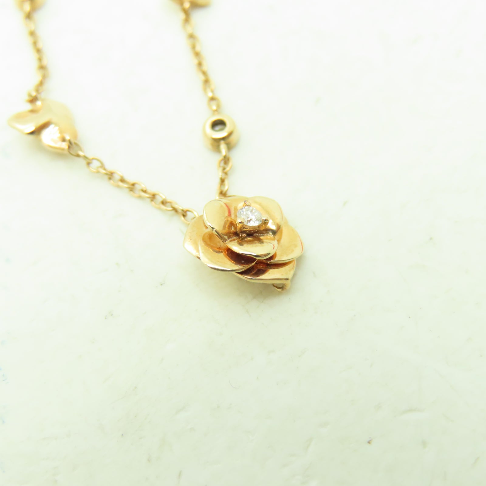 JEWELRY 18K玫瑰金Diamond Bracelet 0.09ct鑽石手鏈