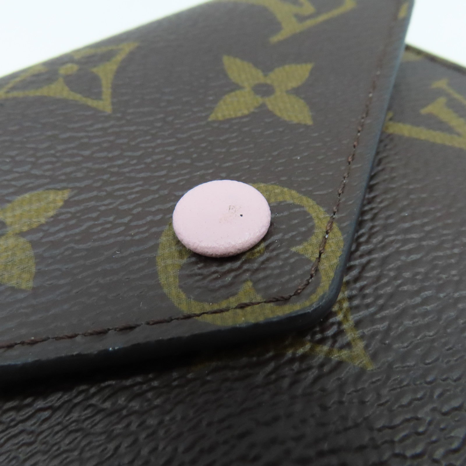 LOUIS VUITTON Monogram Victorine Short Wallet金扣短錢包啡色