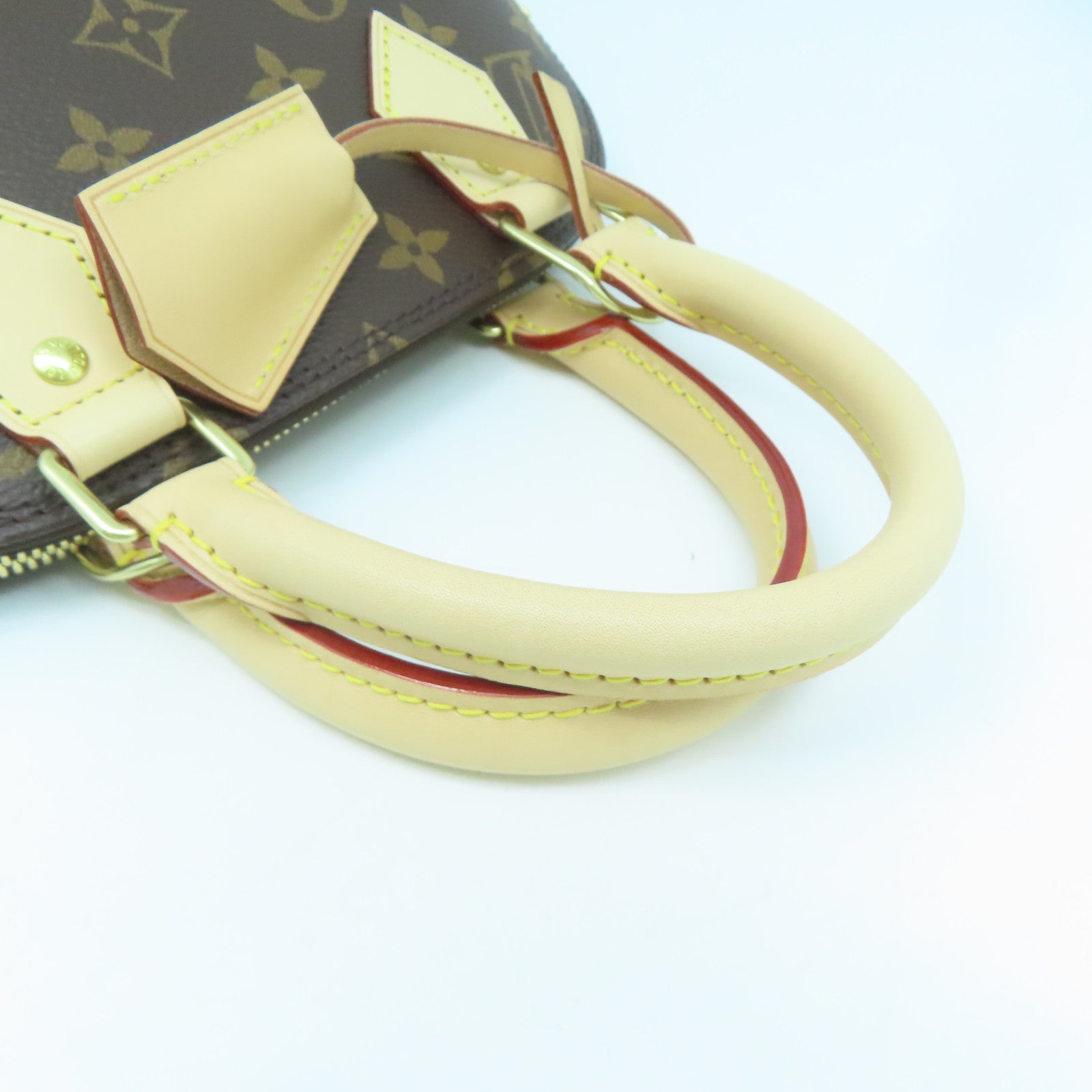 LOUIS VUITTON Monogram Alma BB金扣手挽肩背两用袋啡色