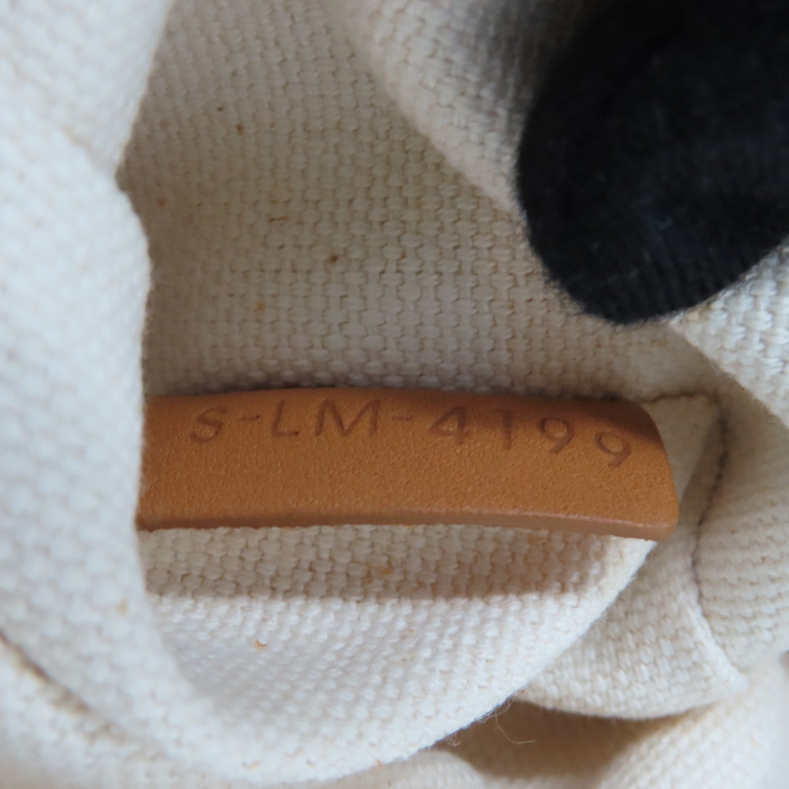CELINE 帆布/牛皮皮革Large Vertical Bag金扣手挽袋啡色/白色