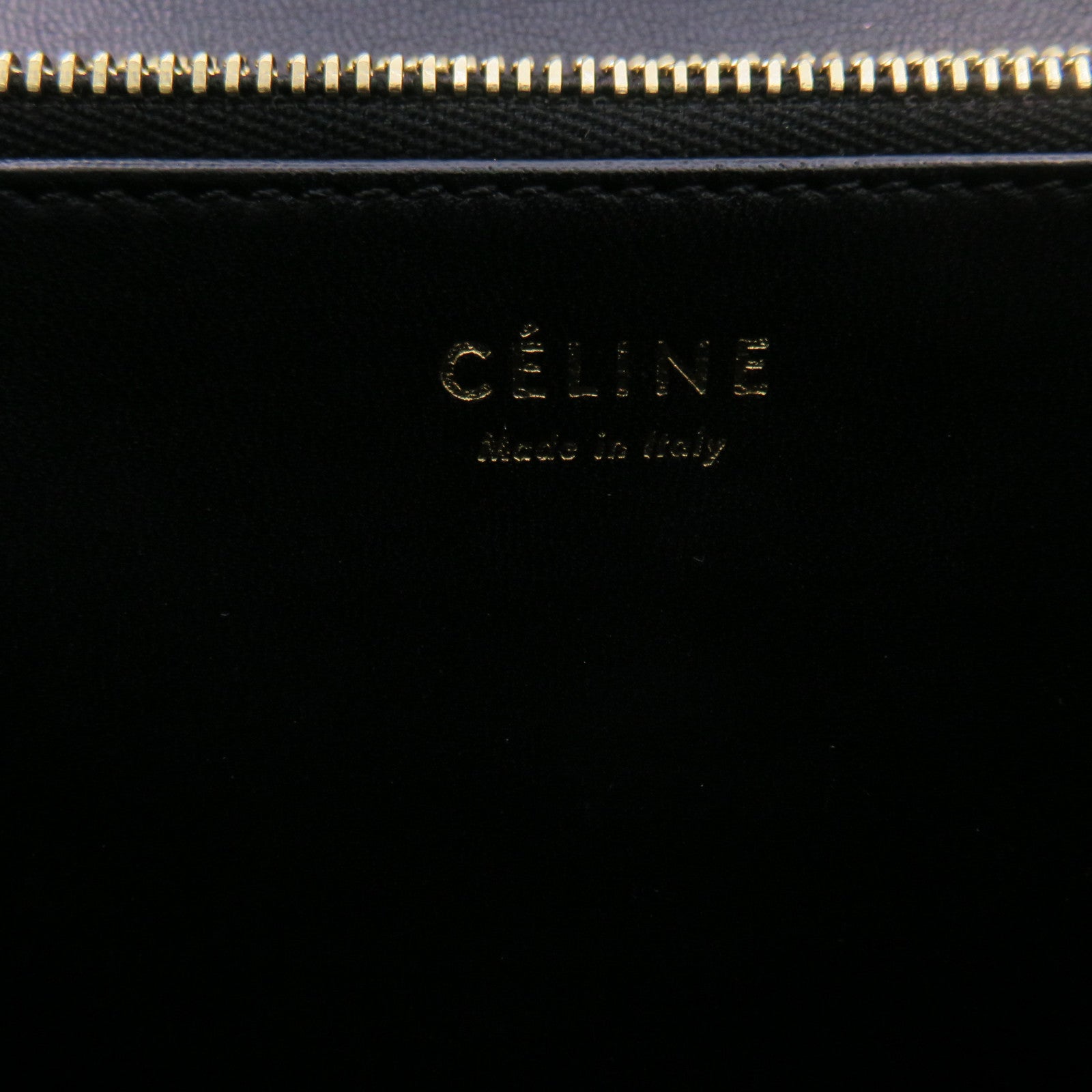 CELINE 【激減優惠】魔鬼魚皮革Box Shoulder Bag金扣肩背袋碳灰色