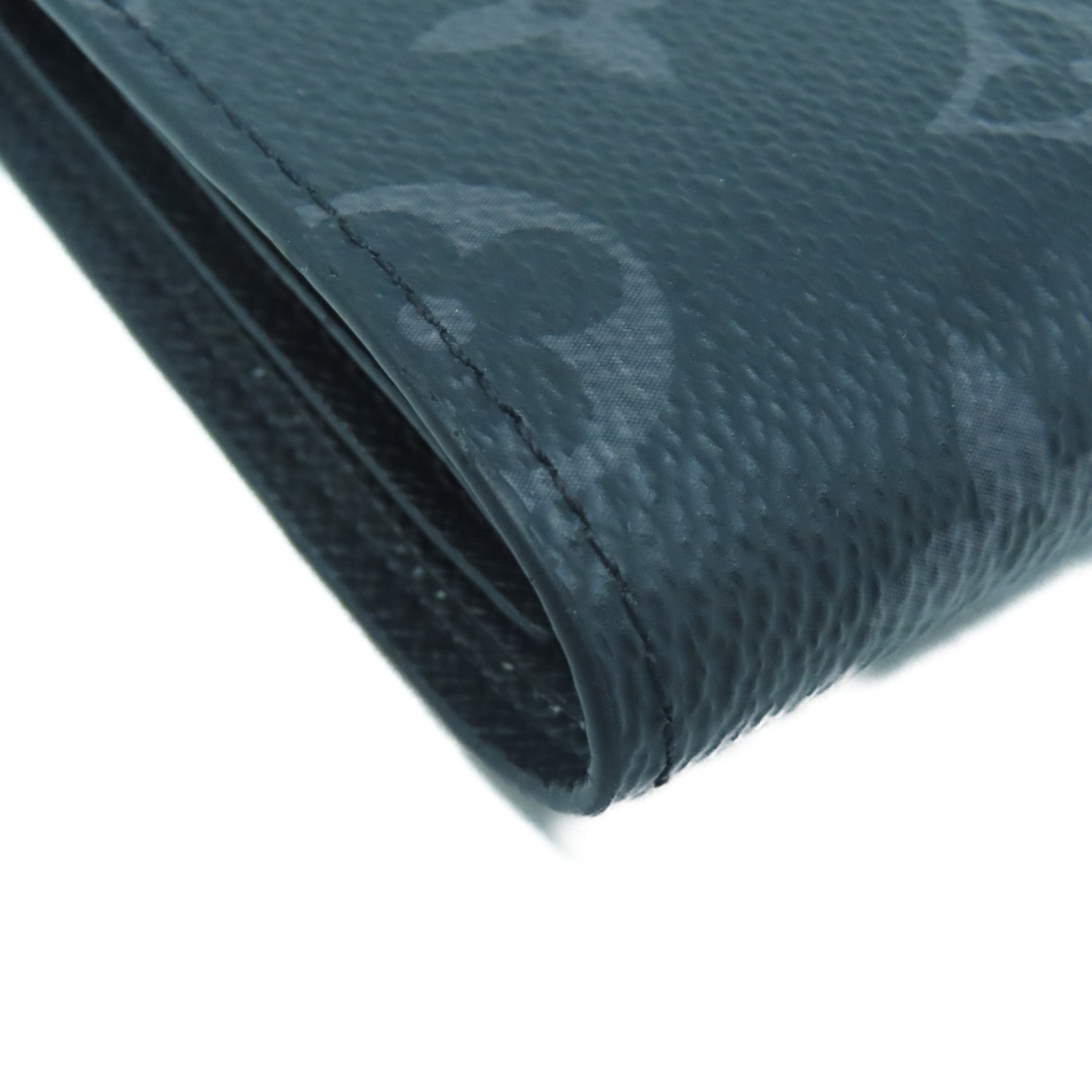 LOUIS VUITTON Monogram Eclipse Slender钱包黑色