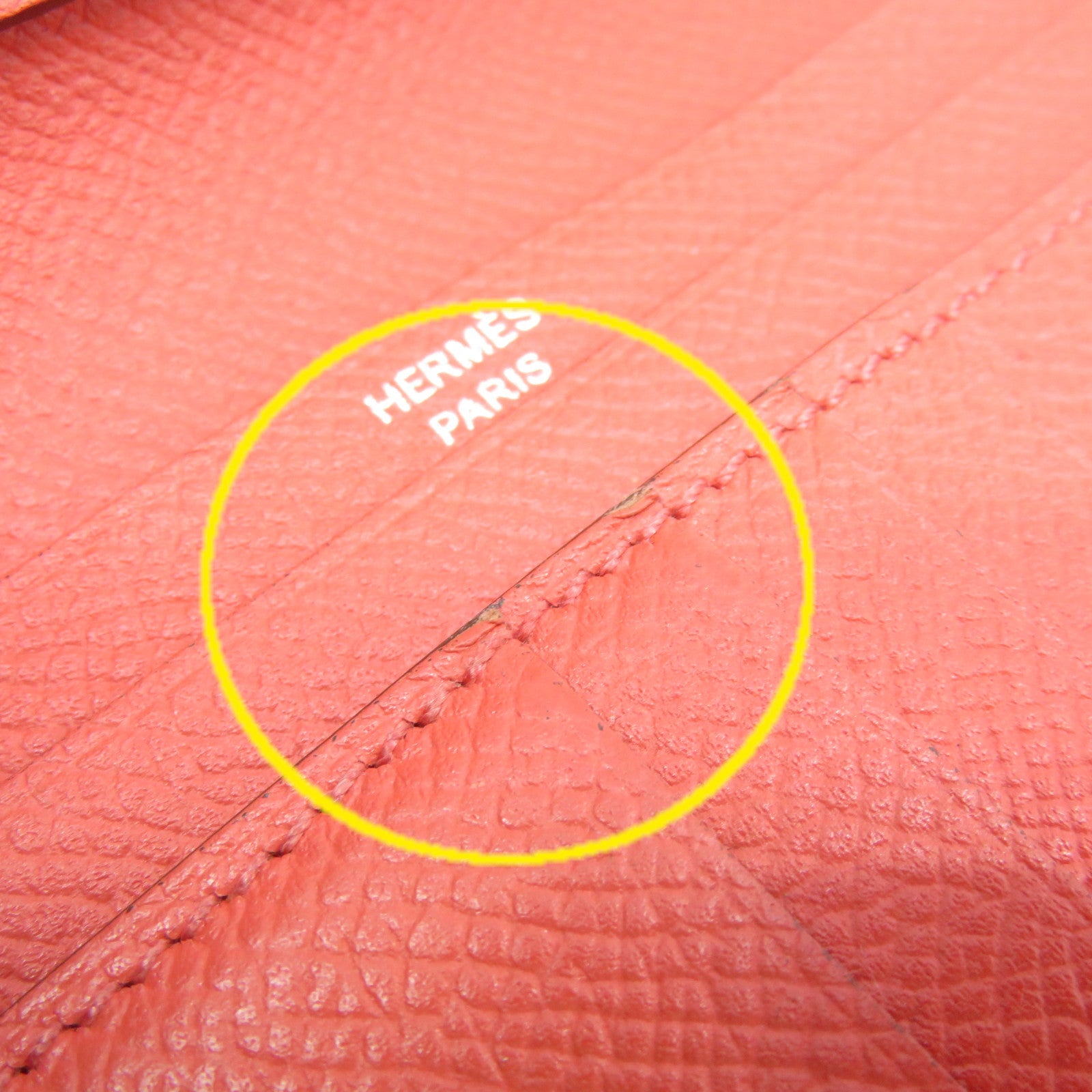 HERMES Epsom皮革Bearn W Snap Wallet銀扣錢包T5