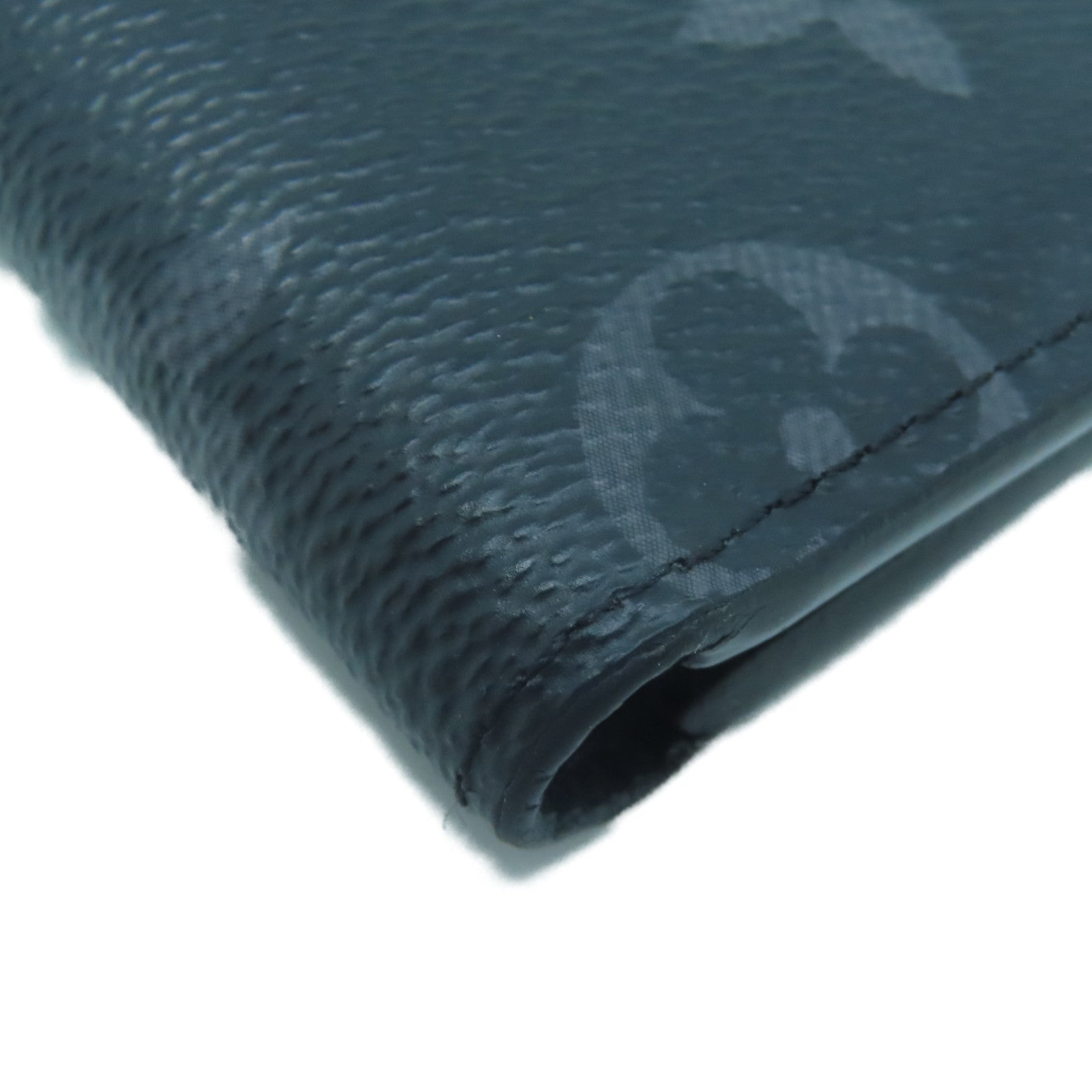 LOUIS VUITTON Monogram Eclipse Slender钱包黑色