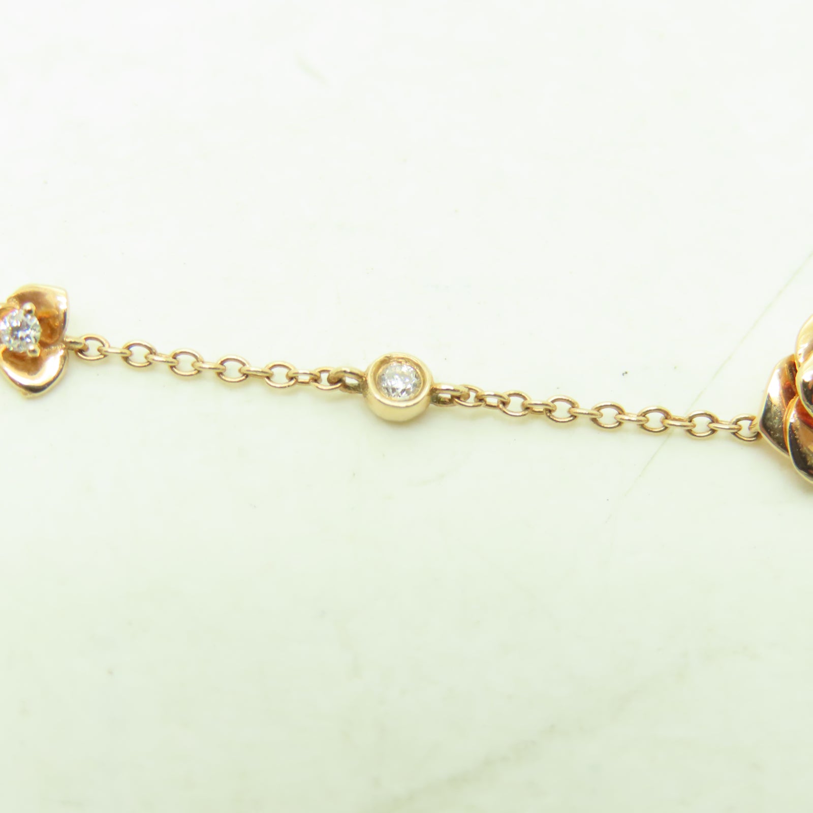 JEWELRY 18K玫瑰金Diamond Bracelet 0.09ct鑽石手鏈