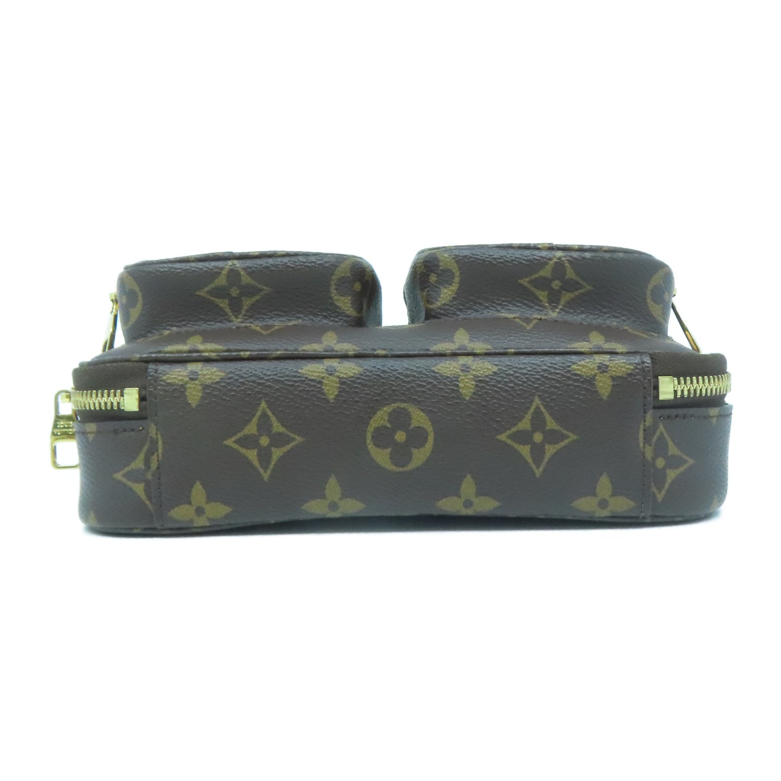 LOUIS VUITTON Monogram Utility Crossbody金扣肩背袋啡色