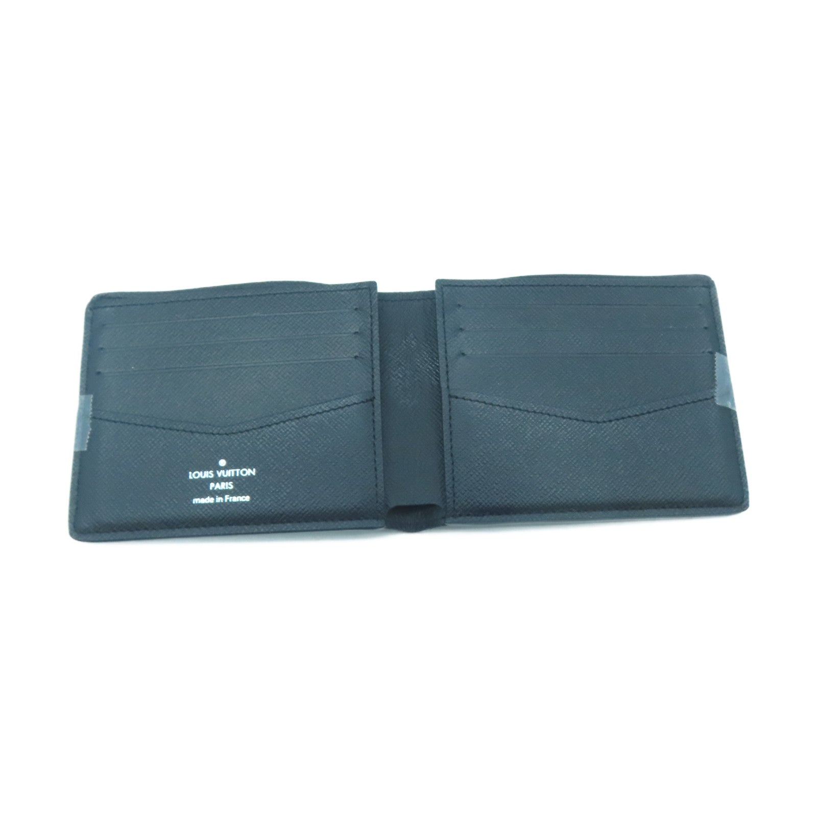 LOUIS VUITTON Monogram Eclipse Slender钱包黑色