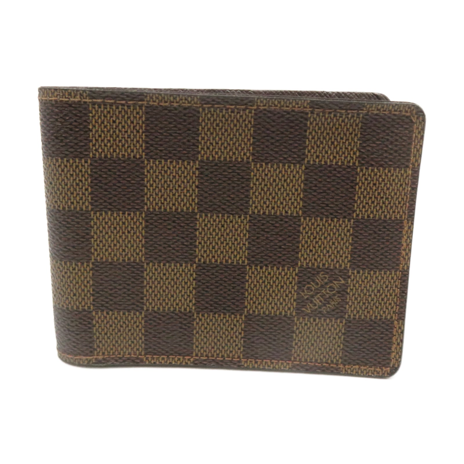 LOUIS VUITTON Damier皮革MultipieWallet钱包啡色