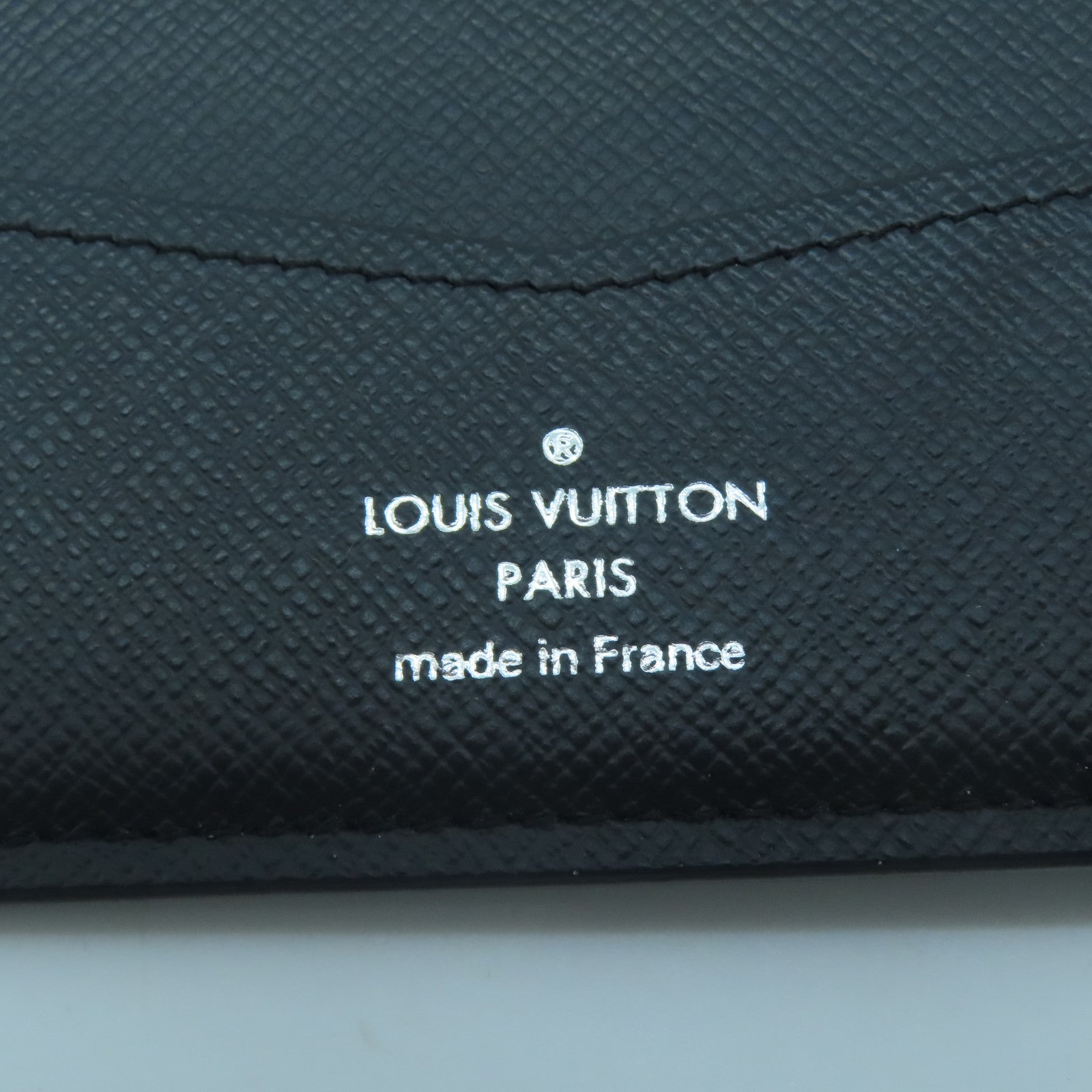 LOUIS VUITTON Monogram Eclipse Slender钱包黑色