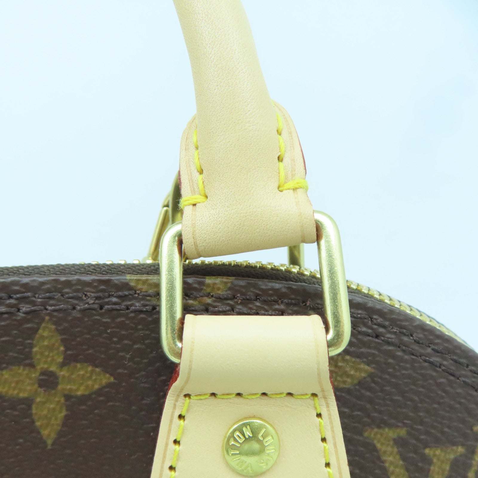 LOUIS VUITTON Monogram Alma BB金扣手挽肩背两用袋啡色