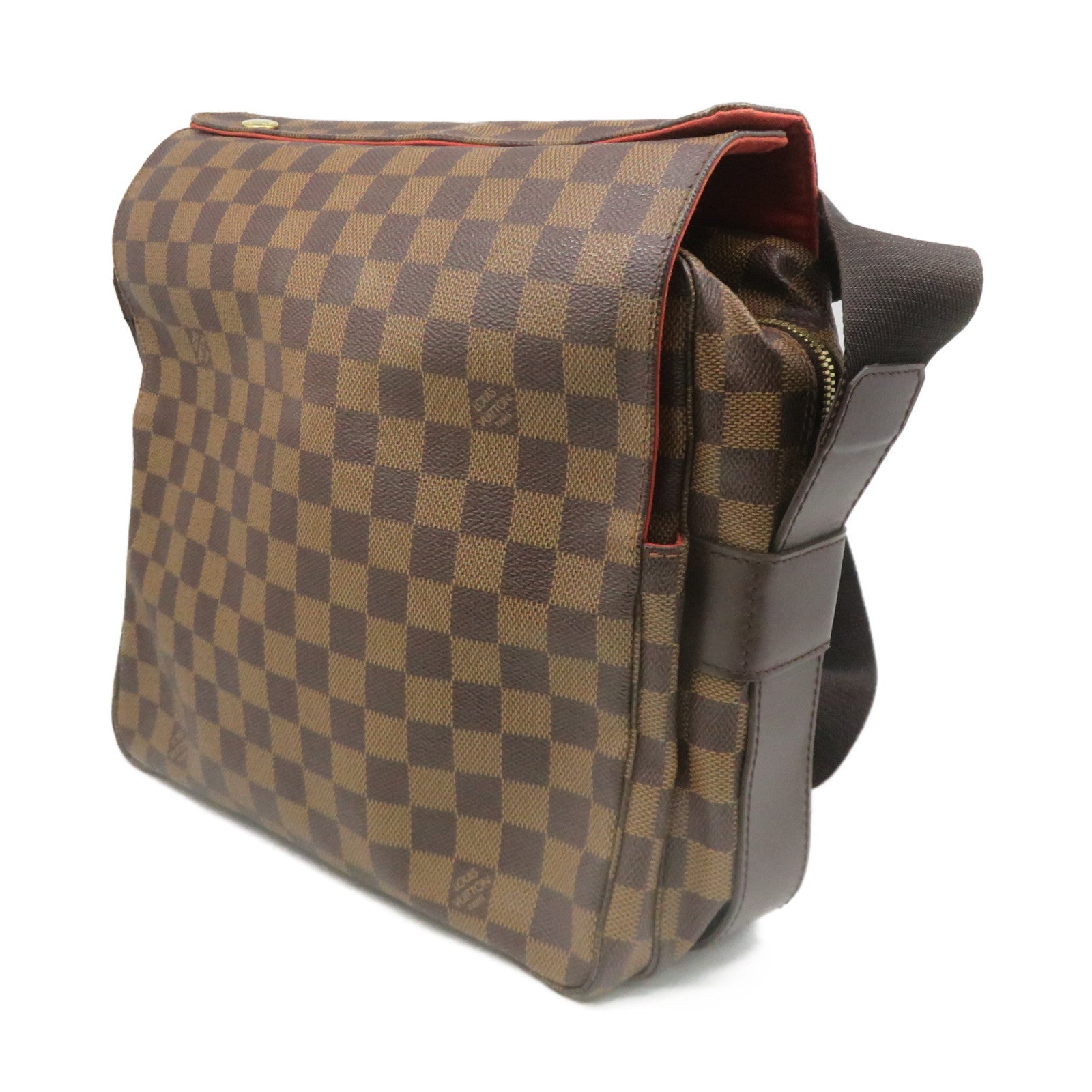LOUIS VUITTON Damier Naviglio Shoulder Bag brown