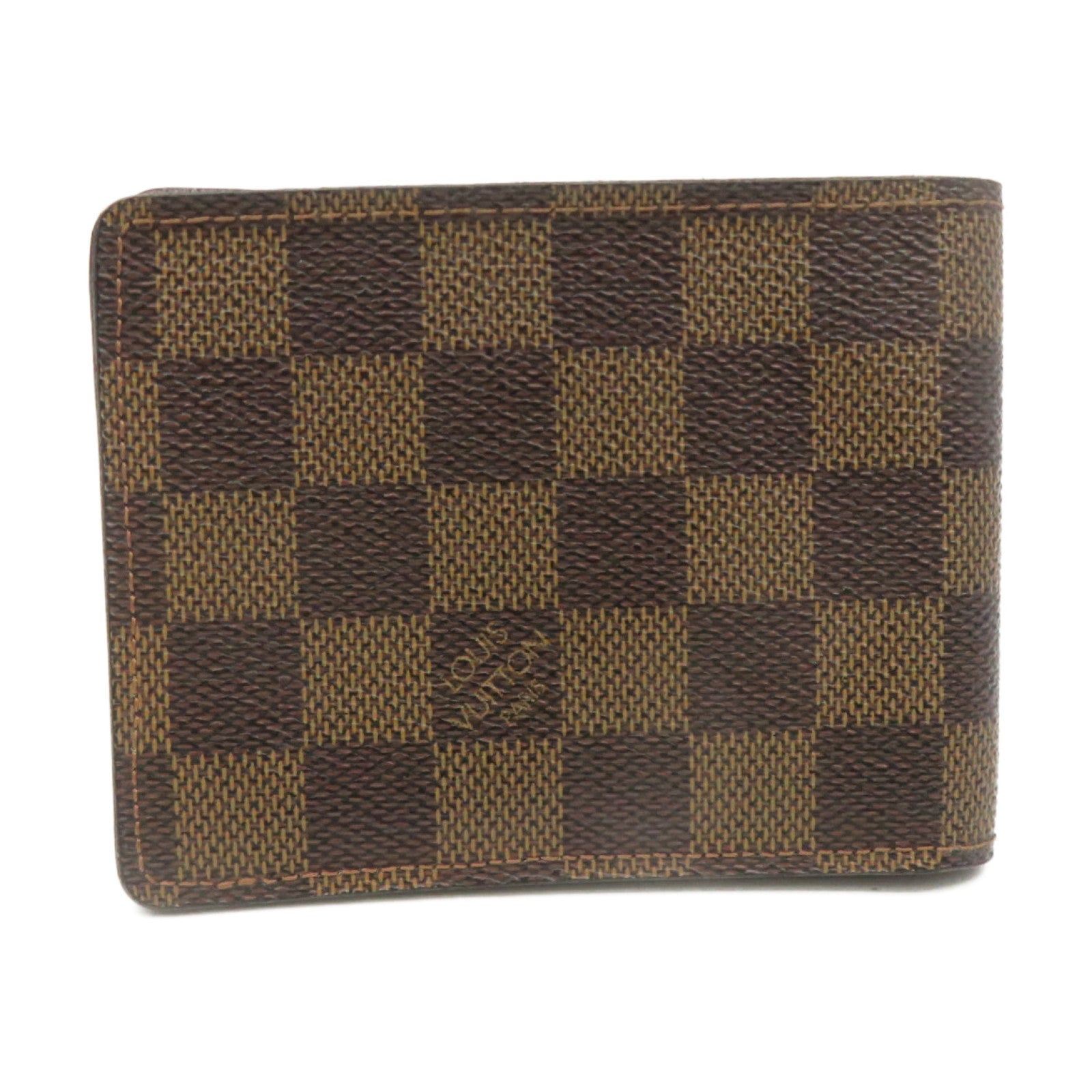LOUIS VUITTON Damier皮革MultipieWallet钱包啡色
