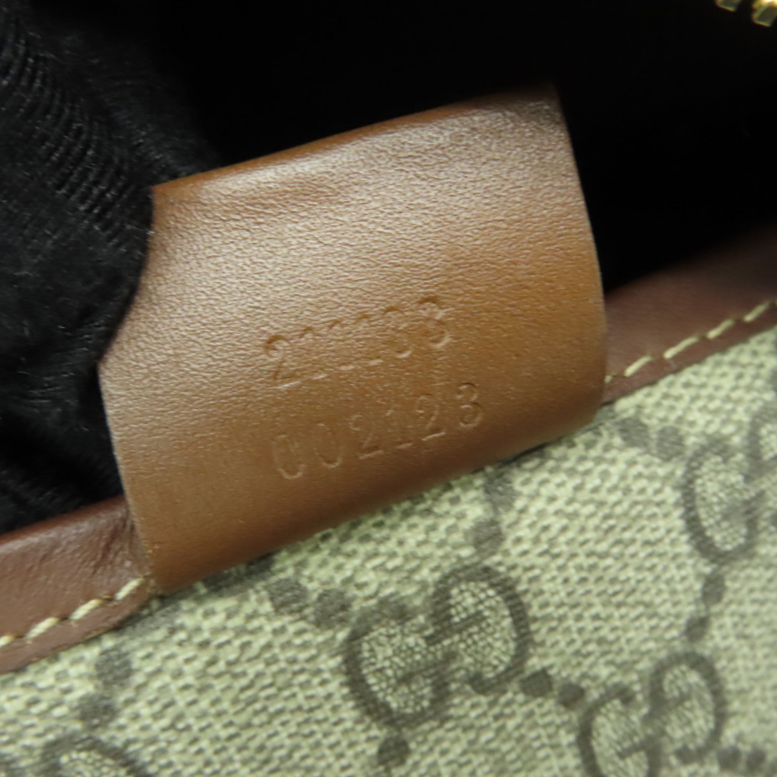 GUCCI 【激減優惠】塗層帆布Boston Bag金扣波士頓包棕色