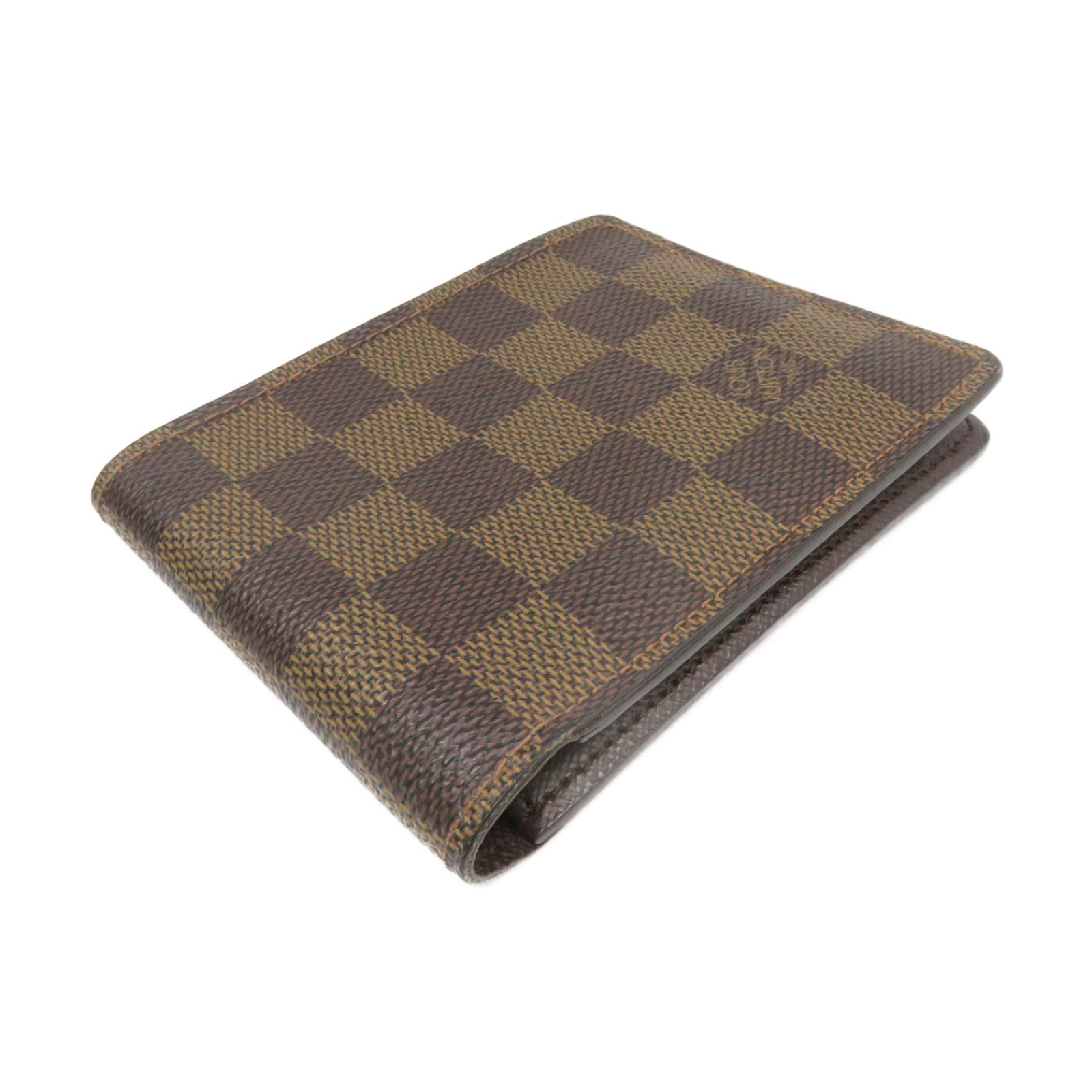 LOUIS VUITTON Damier皮革MultipieWallet钱包啡色