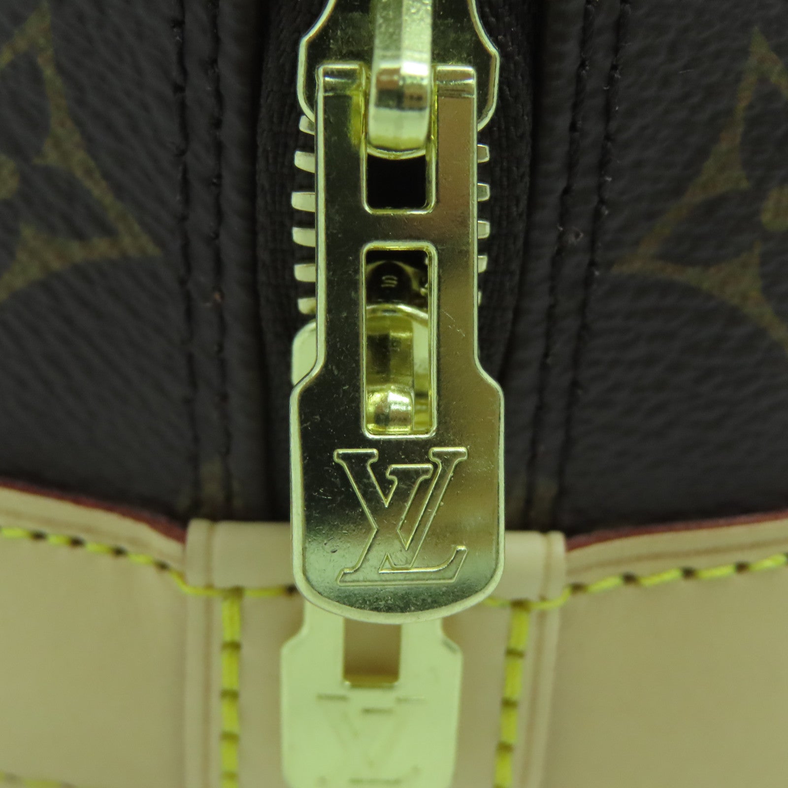 LOUIS VUITTON Monogram Alma BB金扣手挽肩背两用袋啡色