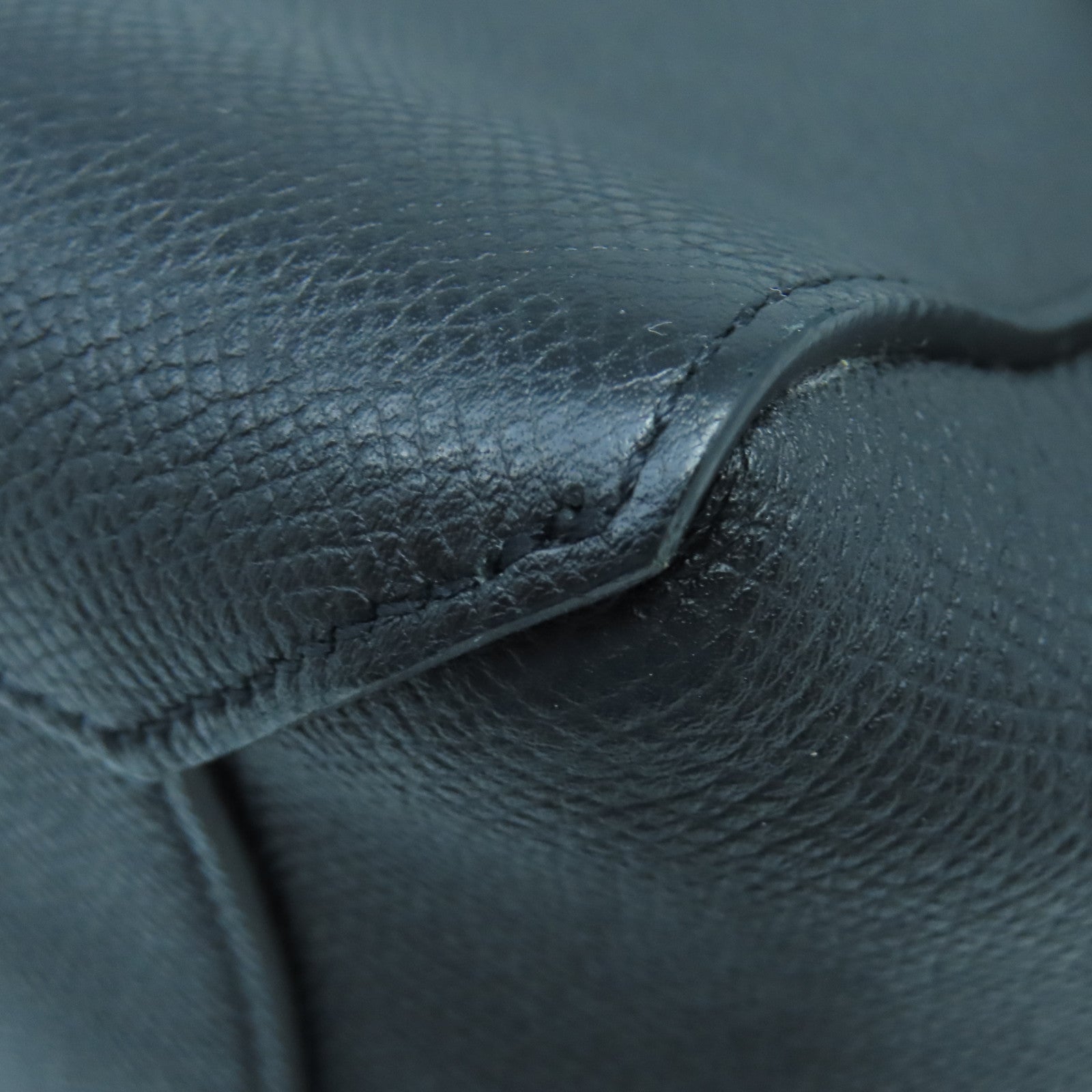 CELINE 牛皮皮革Micro Belt Bag金扣手挽肩背兩用袋黑色