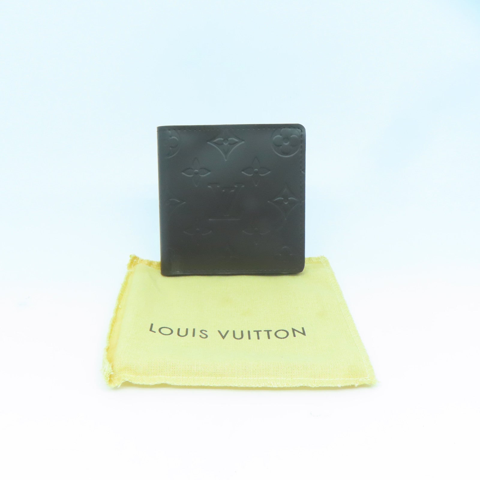 LOUIS VUITTON Monogram Shadow Multiple Wallet錢包黑色
