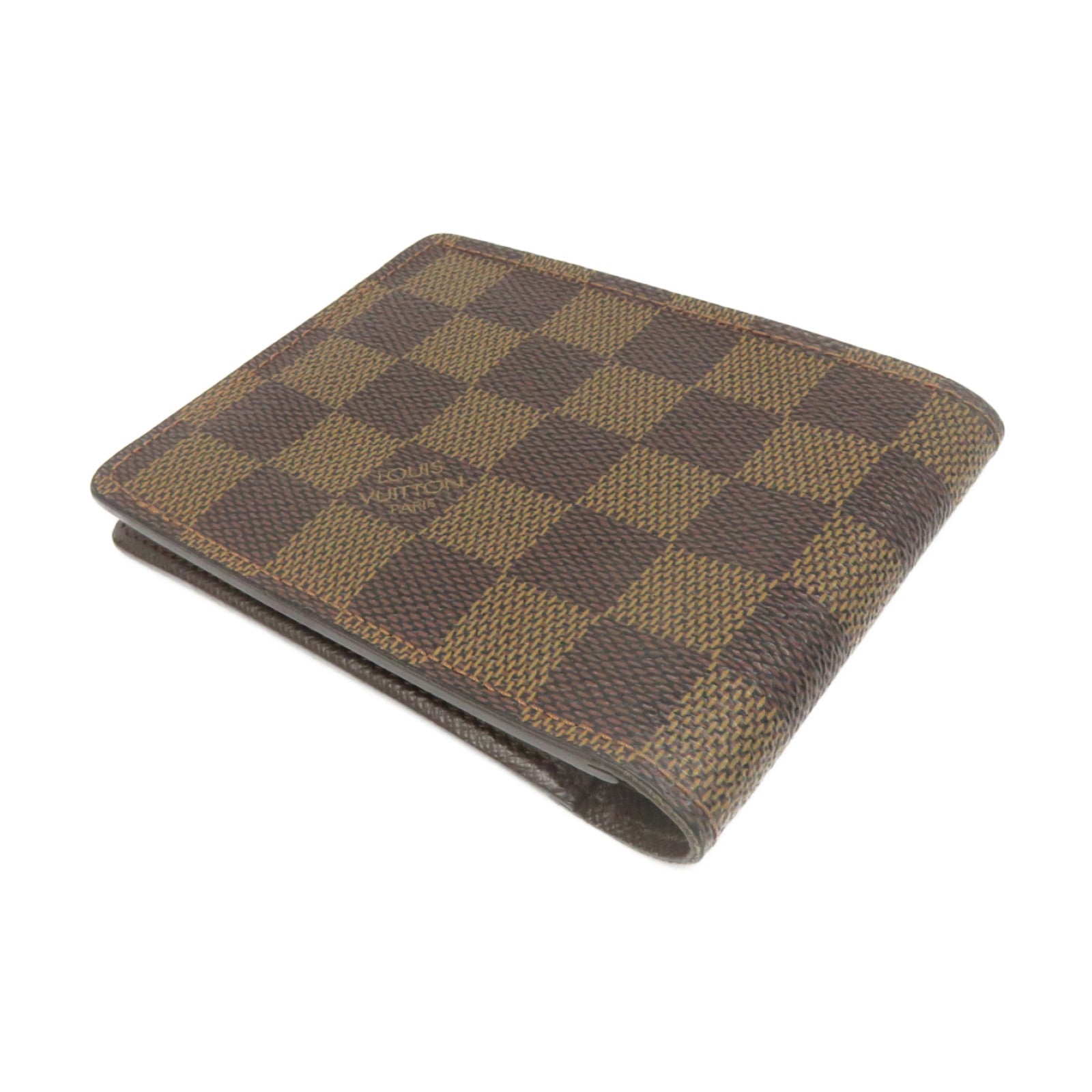 LOUIS VUITTON Damier皮革MultipieWallet钱包啡色