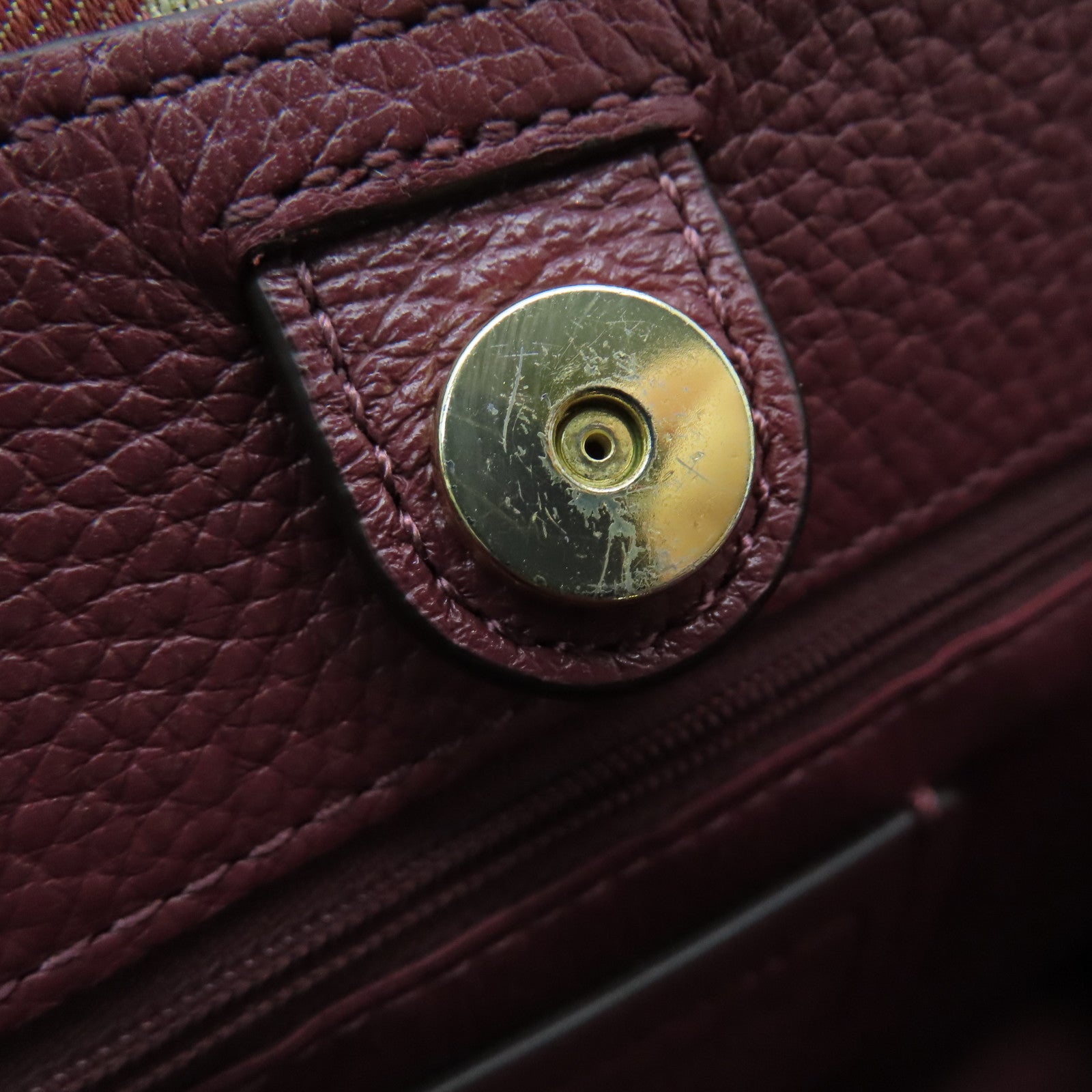 COACH 帆布牛皮2 Way Shoulder銀扣手挽肩背兩用袋白色