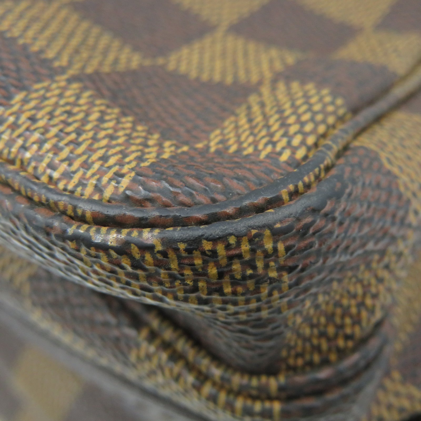 LOUIS VUITTON Damier Naviglio Shoulder Bag brown