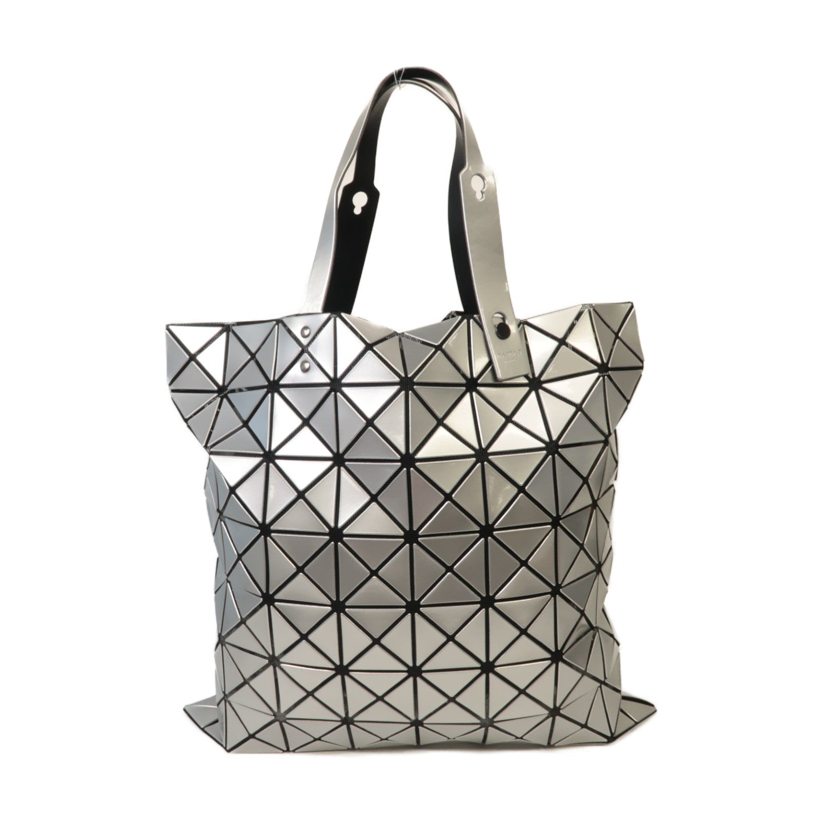 ISSEY MIYAKE PVC Issey Miyake Bao Bao銀扣手挽袋銀色