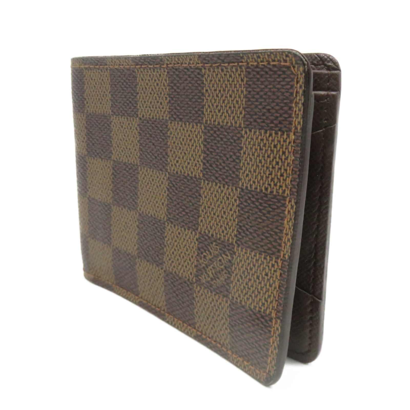 LOUIS VUITTON Damier皮革MultipieWallet钱包啡色