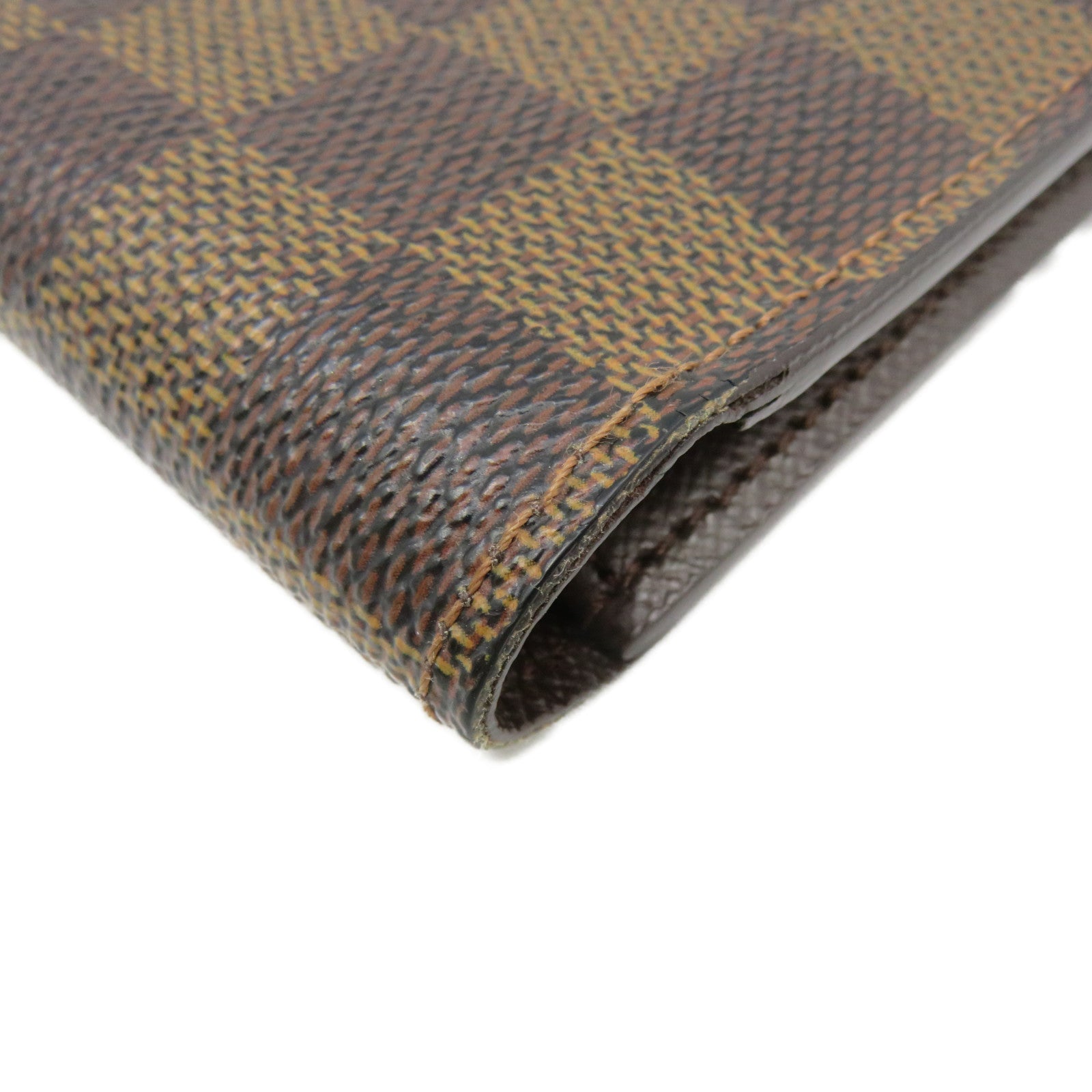 LOUIS VUITTON Damier皮革MultipieWallet钱包啡色