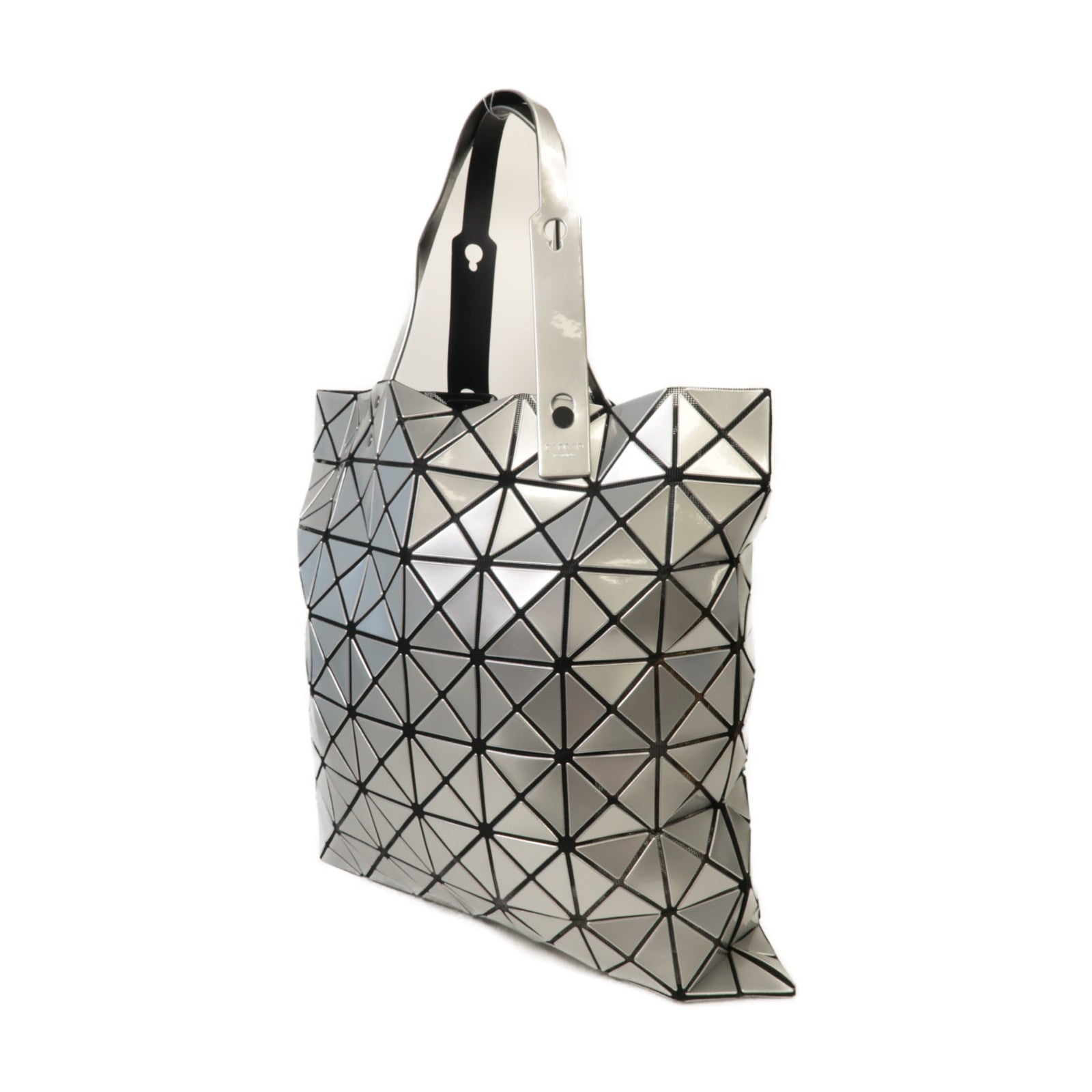 ISSEY MIYAKE PVC Issey Miyake Bao Bao銀扣手挽袋銀色