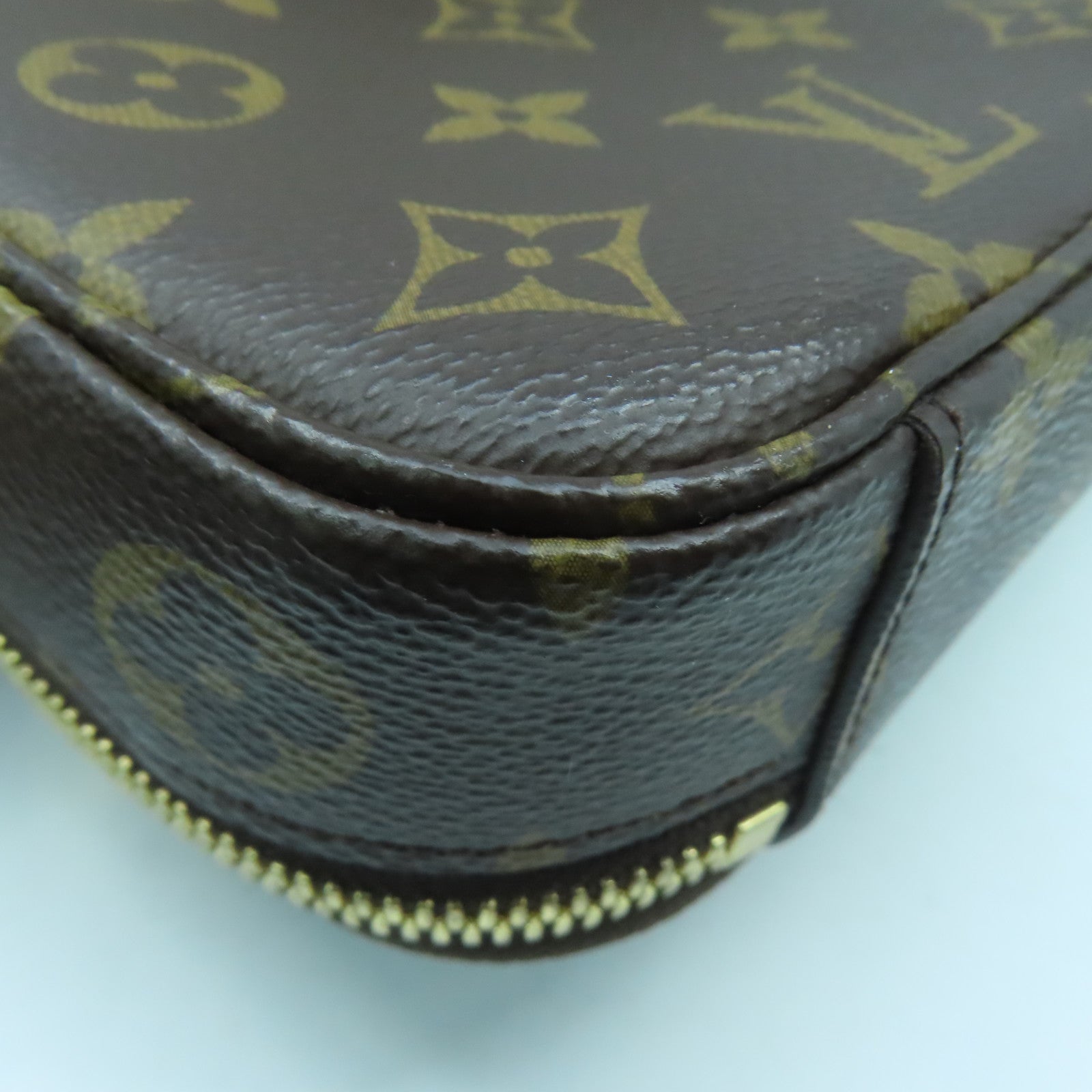 LOUIS VUITTON Monogram Utility Crossbody金扣肩背袋啡色