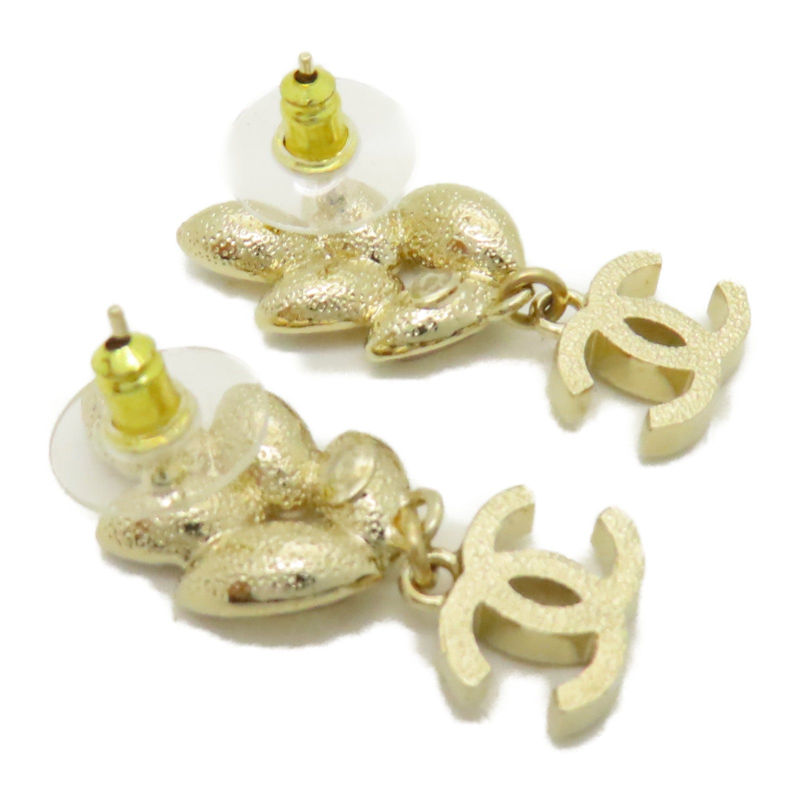 CHANEL 金屬Earrings耳環金色/黃色
