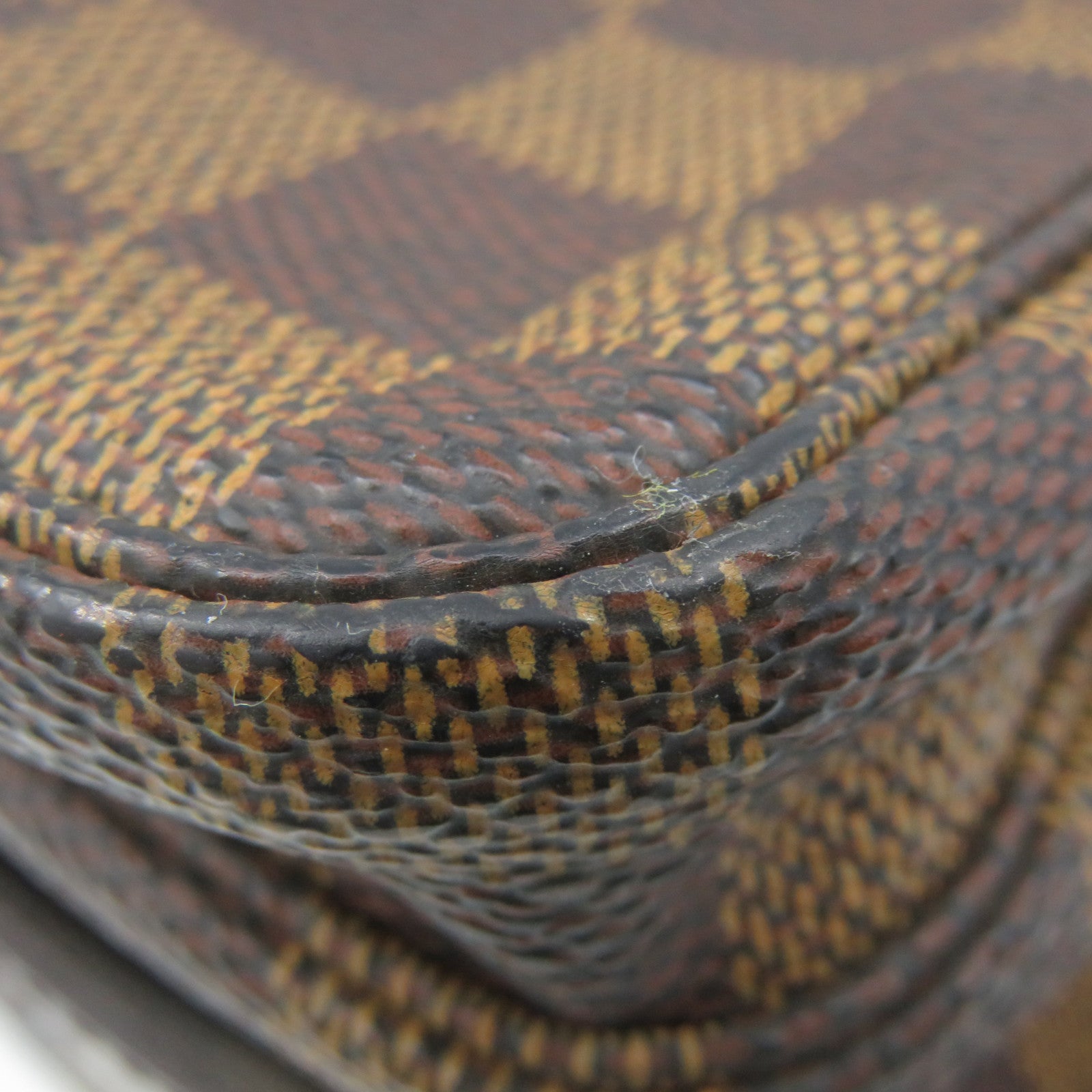 LOUIS VUITTON Damier Naviglio Shoulder Bag brown