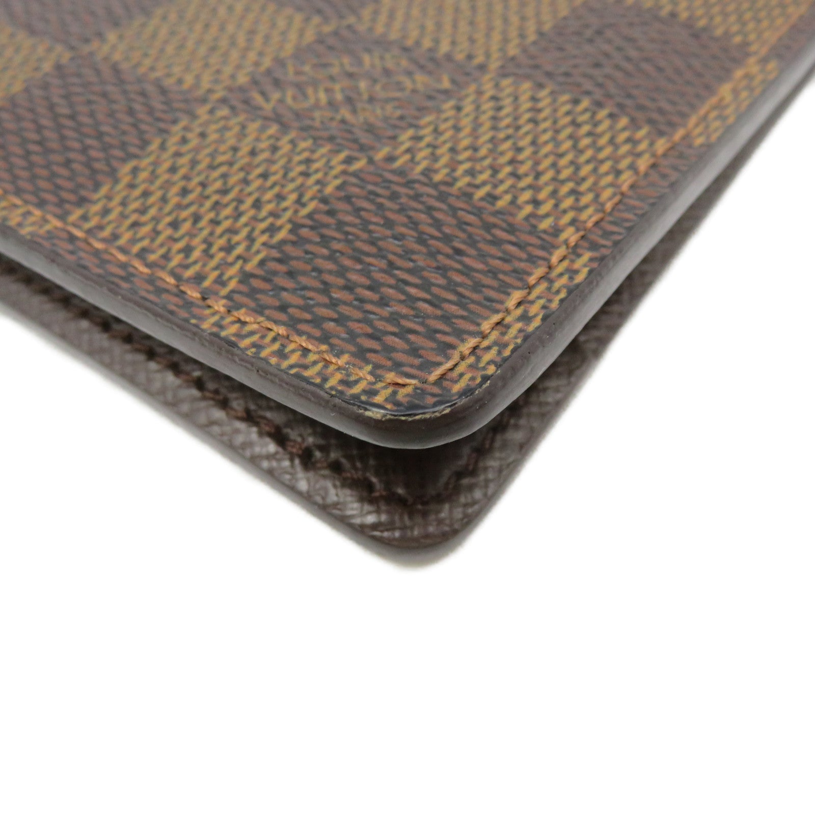 LOUIS VUITTON Damier皮革MultipieWallet钱包啡色