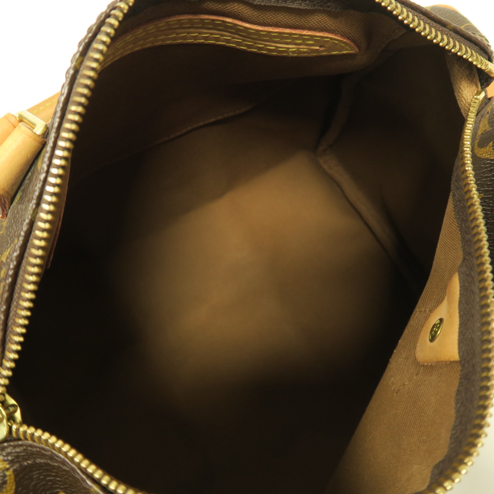 LOUIS VUITTON Monogram Speedy 25金扣手挽袋啡色