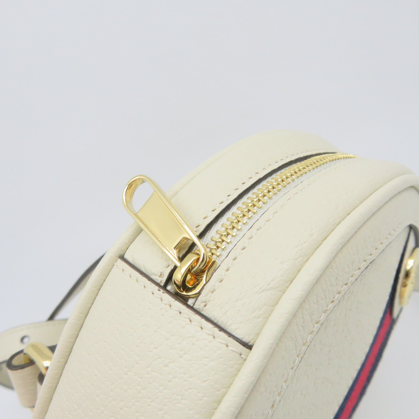 GUCCI 牛皮皮革Ophidia Mini Backpack背包米白色
